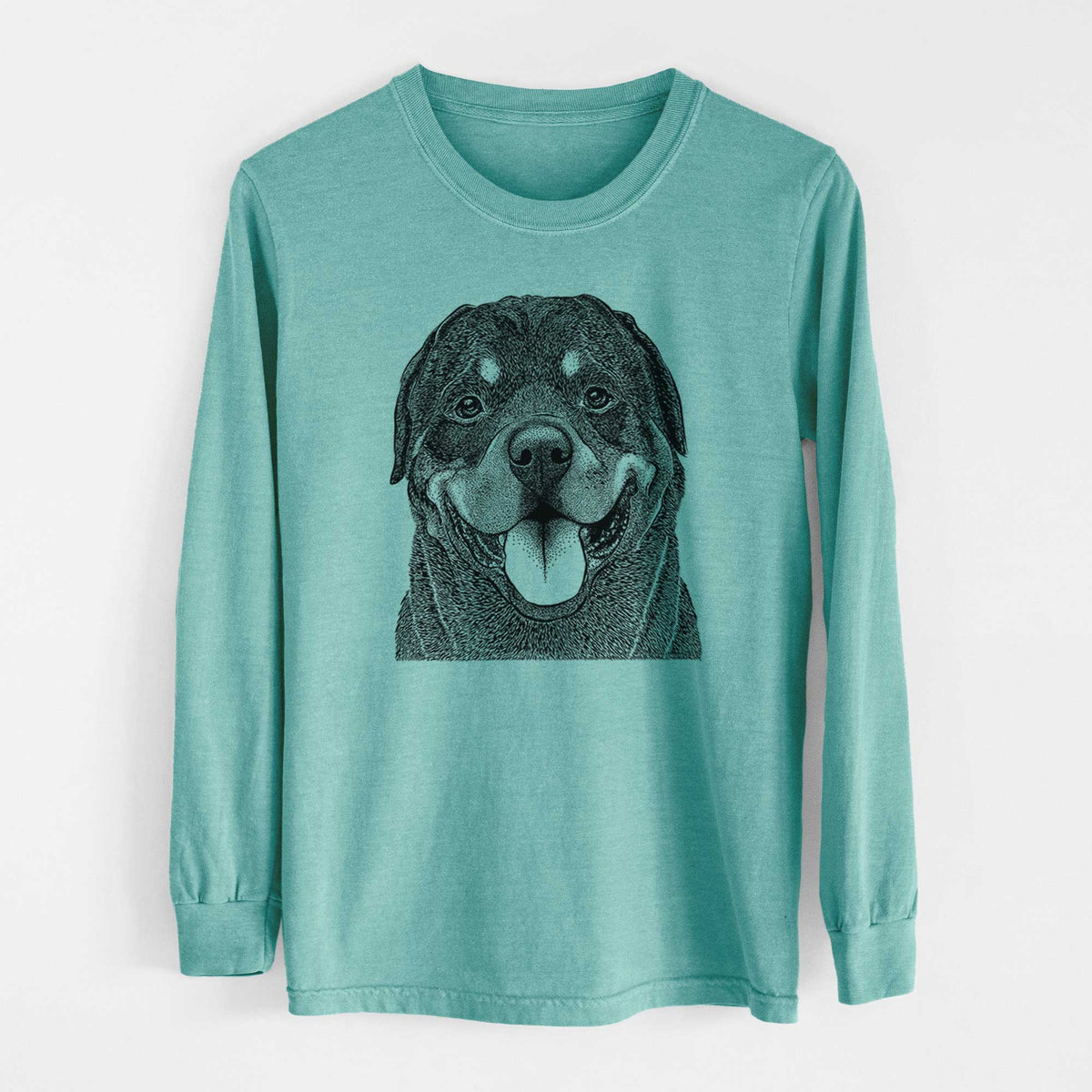 Bare Hagan the Rottweiler - Heavyweight 100% Cotton Long Sleeve