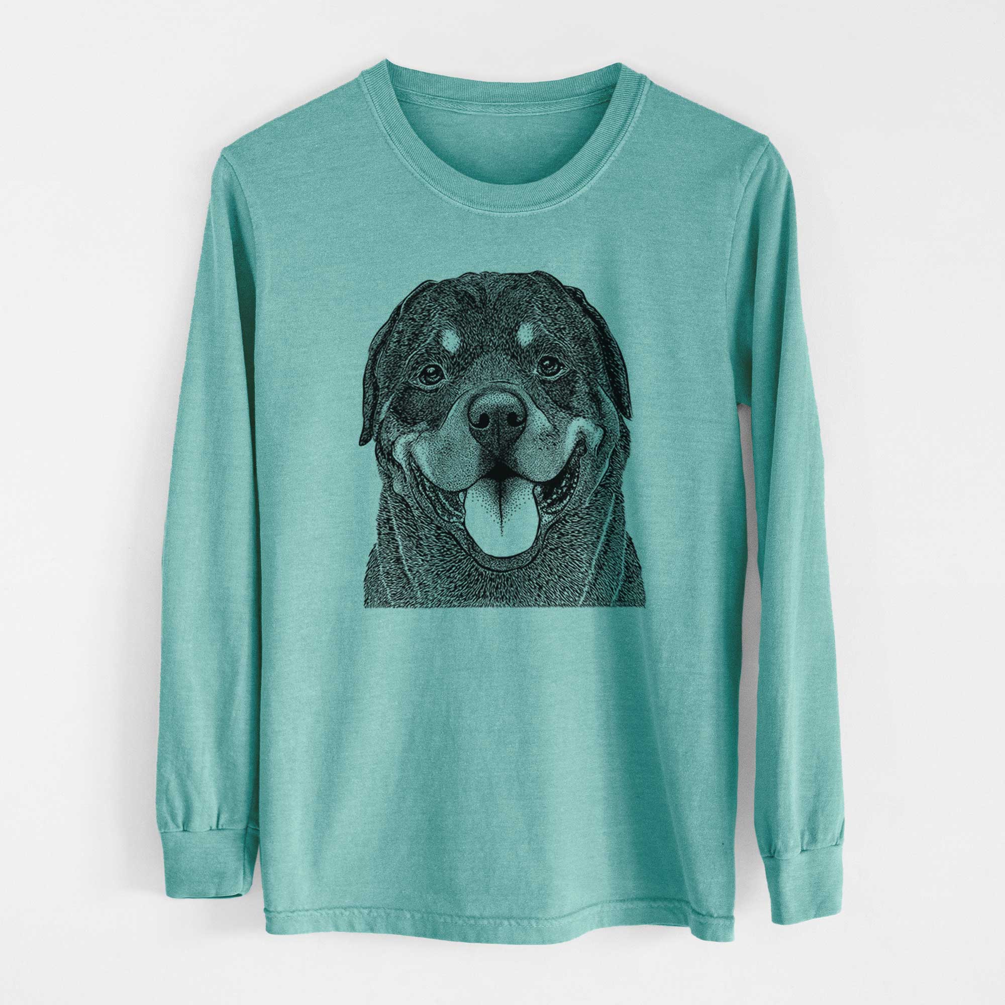 Bare Hagan the Rottweiler - Heavyweight 100% Cotton Long Sleeve