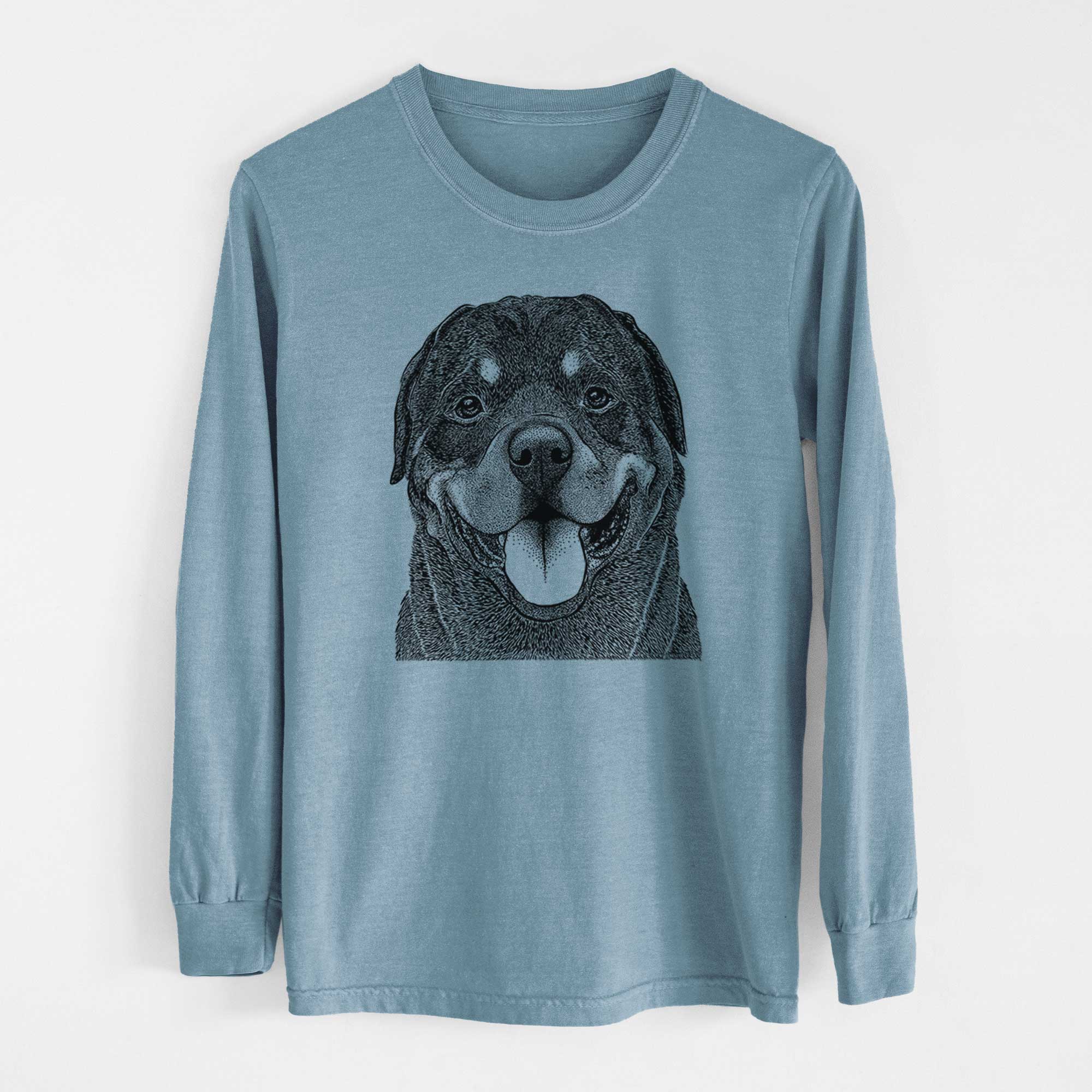 Bare Hagan the Rottweiler - Heavyweight 100% Cotton Long Sleeve