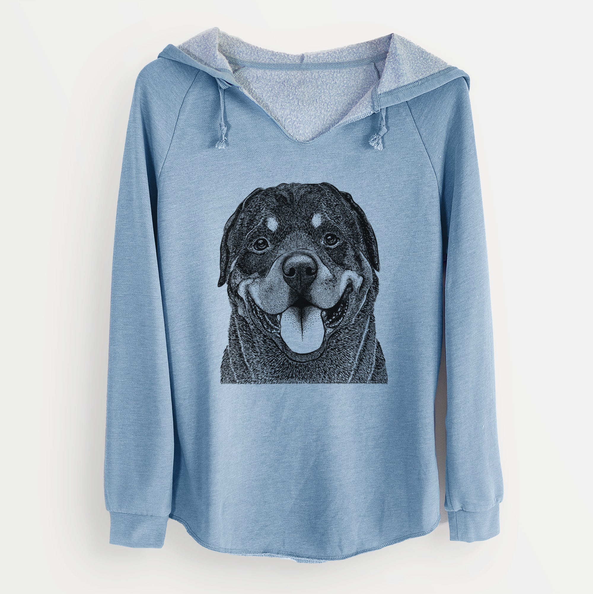 Bare Hagan the Rottweiler - Cali Wave Hooded Sweatshirt