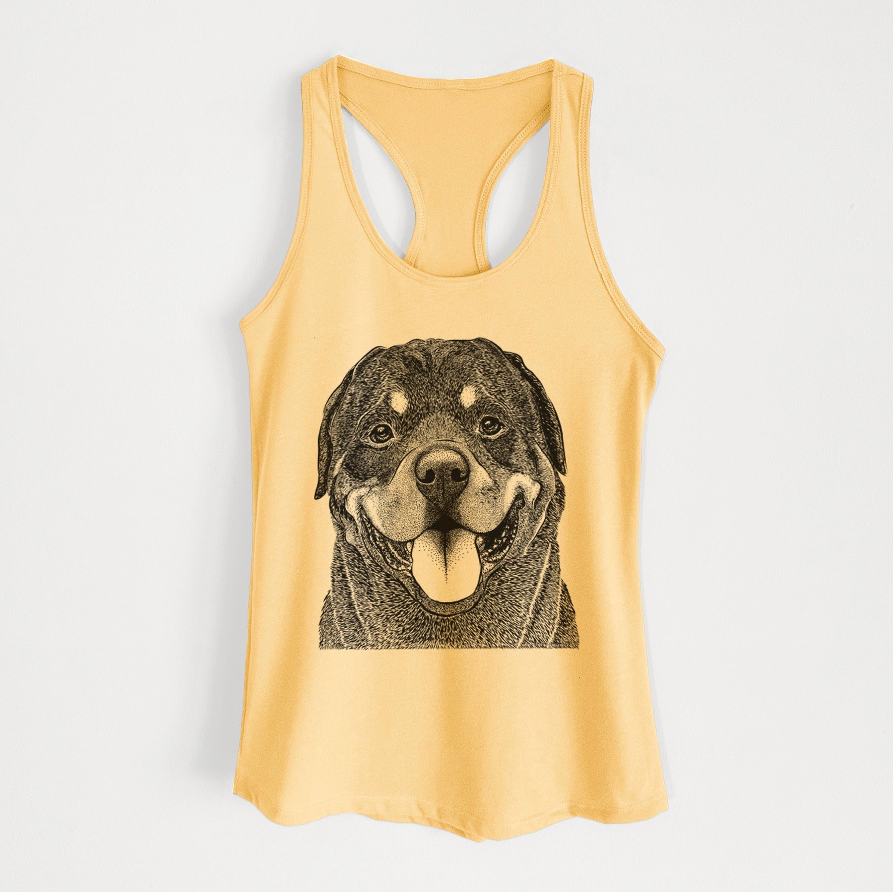 Hagan the Rottweiler - Women's Racerback Tanktop