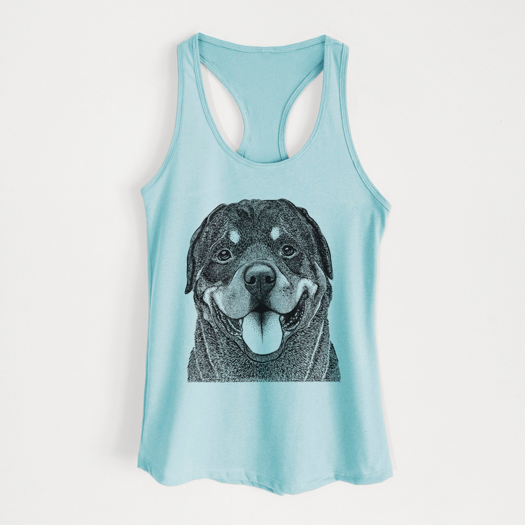 Hagan the Rottweiler - Women's Racerback Tanktop