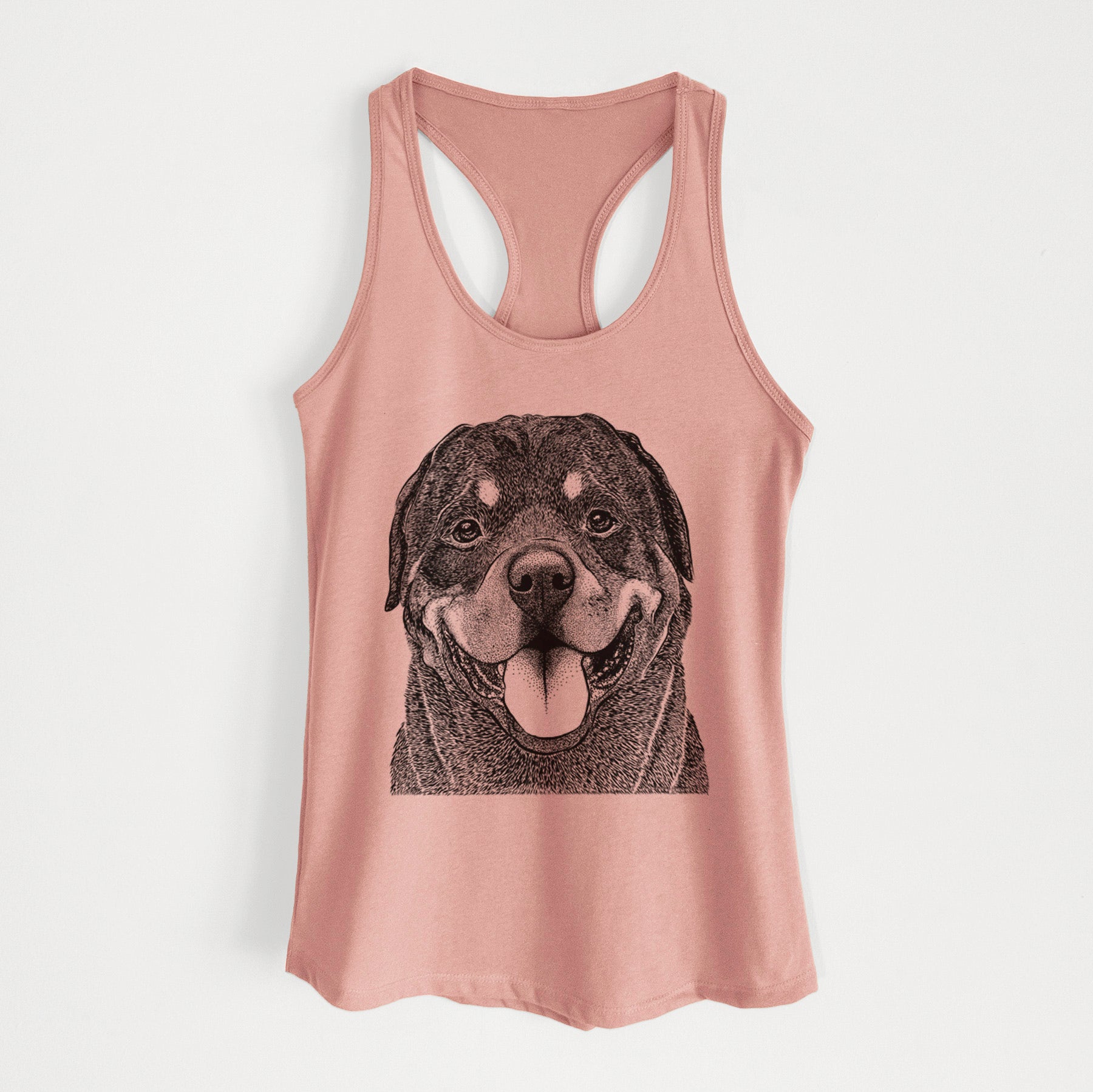 Hagan the Rottweiler - Women's Racerback Tanktop