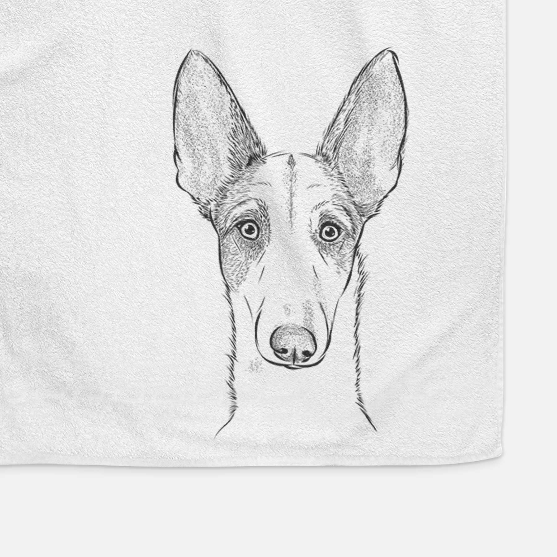 Halo the Ibizan Sight Hound Decorative Hand Towel