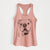 Hank the English Bulldog - Women's Racerback Tanktop