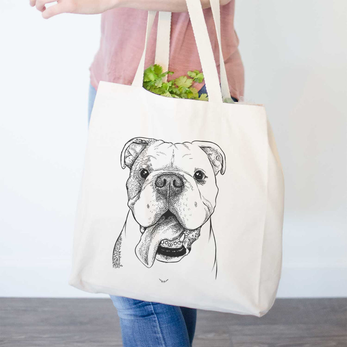 Hank the English Bulldog - Tote Bag