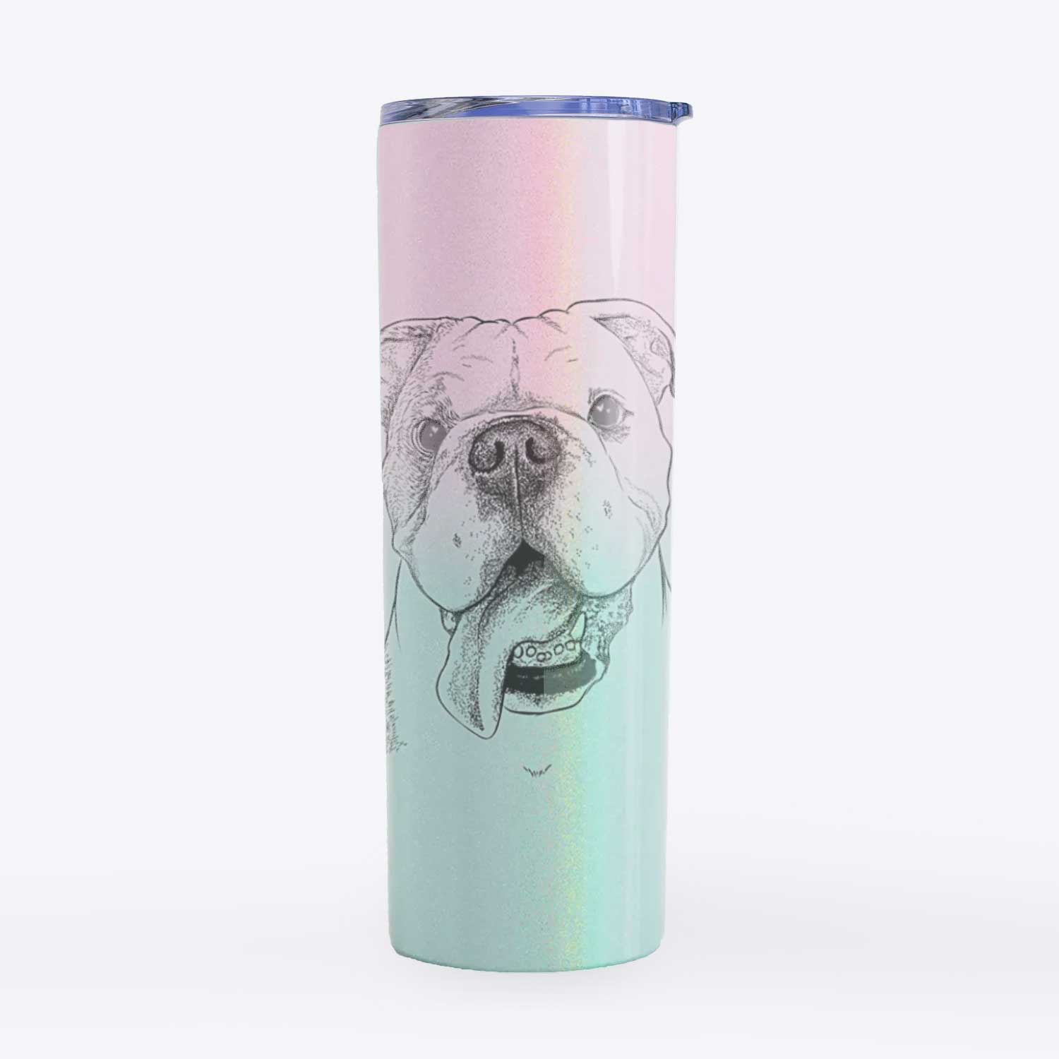 Hank the English Bulldog - 20oz Skinny Tumbler