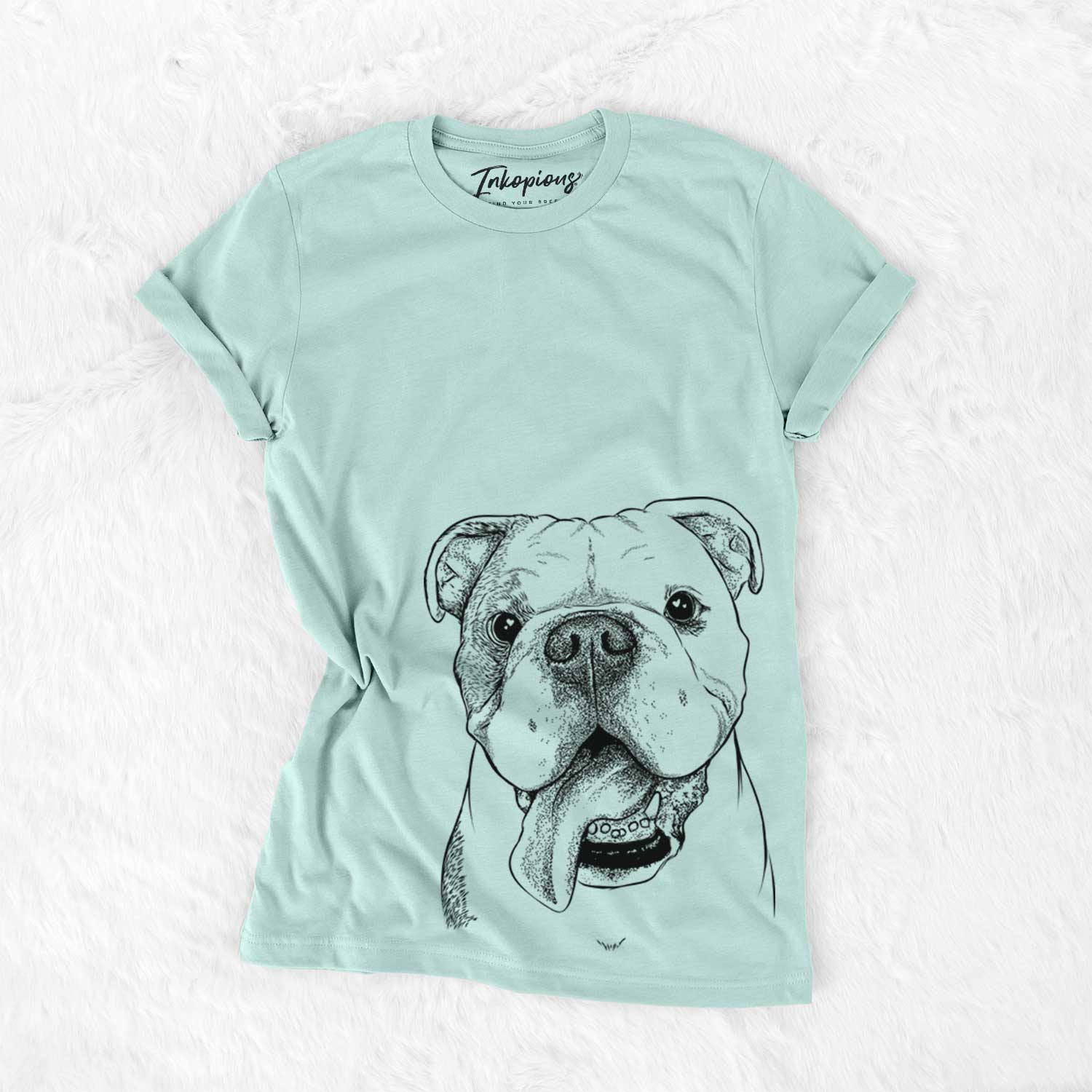 Bare Hank the English Bulldog - Unisex Crewneck