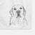 Hank the Irish Cream Golden Retriever Decorative Hand Towel