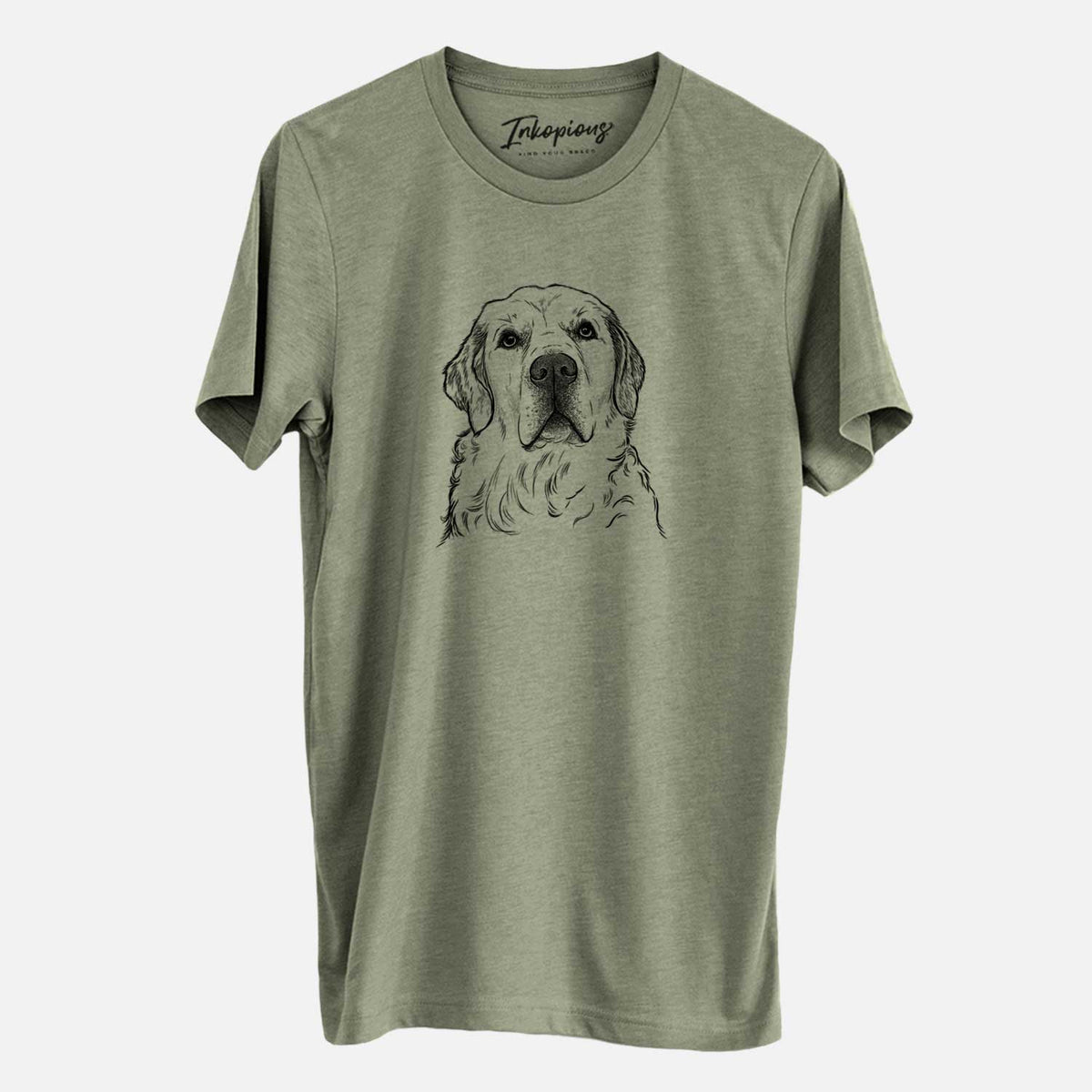 Bare Hank the Irish Cream Golden Retriever - Unisex Crewneck