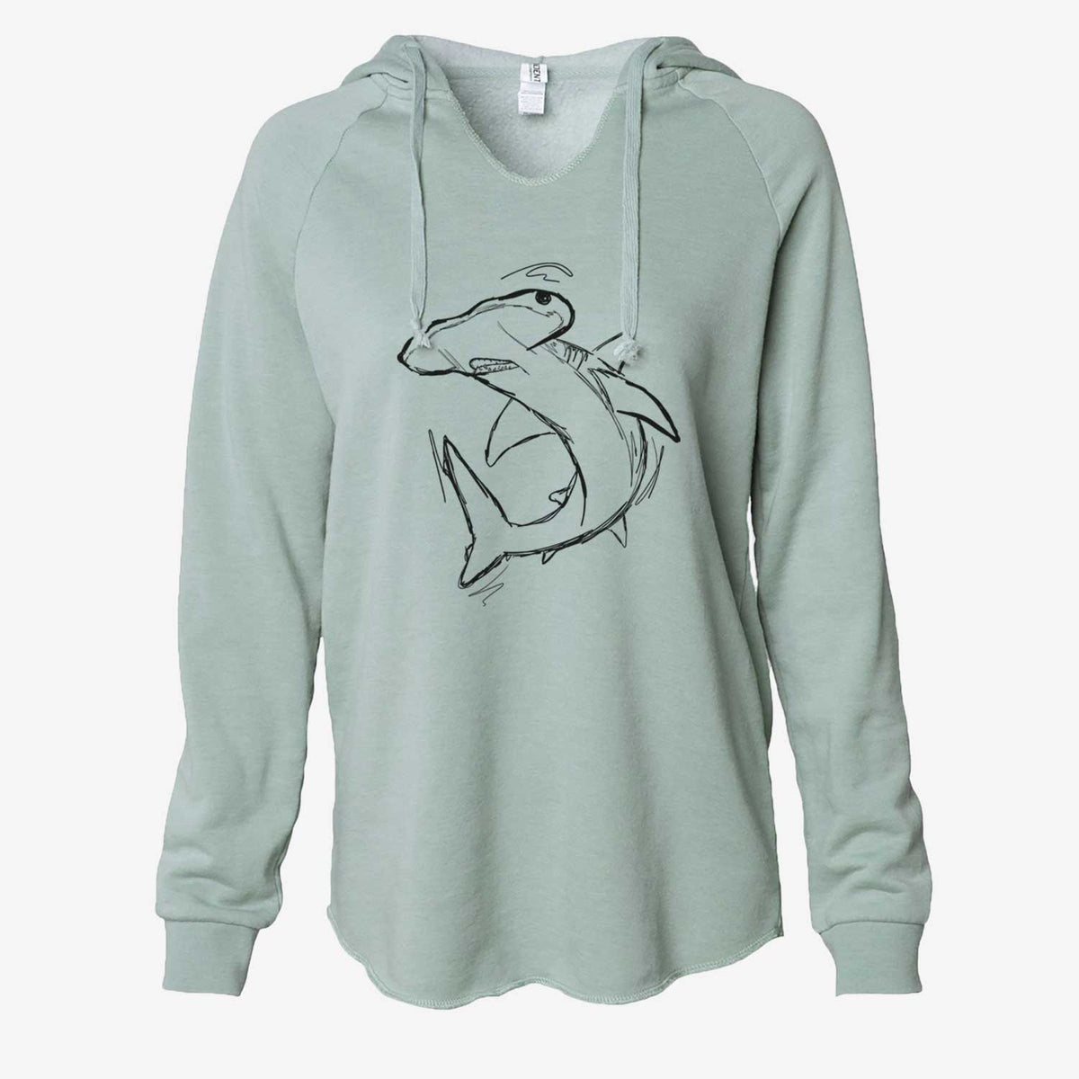Hank the Hammerhead Shark - Cali Wave Hooded Sweatshirt
