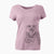 Bare Hannah the Pitbull Mix - Women's V-neck Shirt