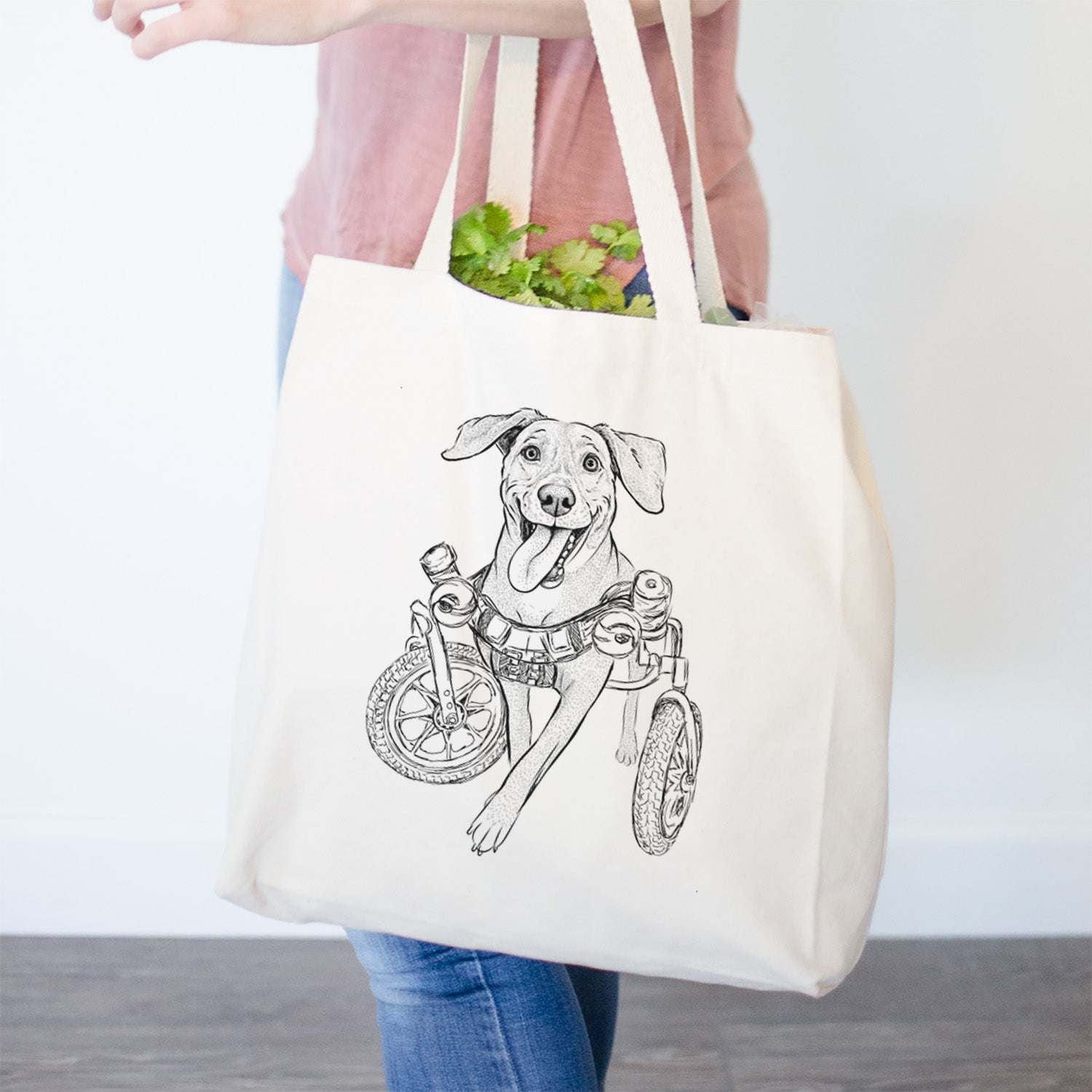 Hannah the Pitbull Mix - Tote Bag