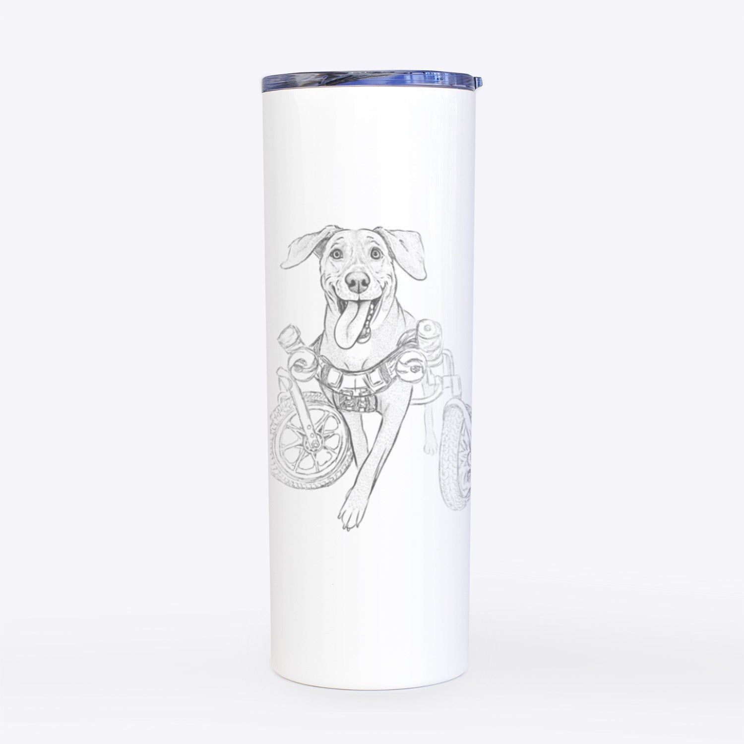 Hannah the Pitbull Mix - 20oz Skinny Tumbler