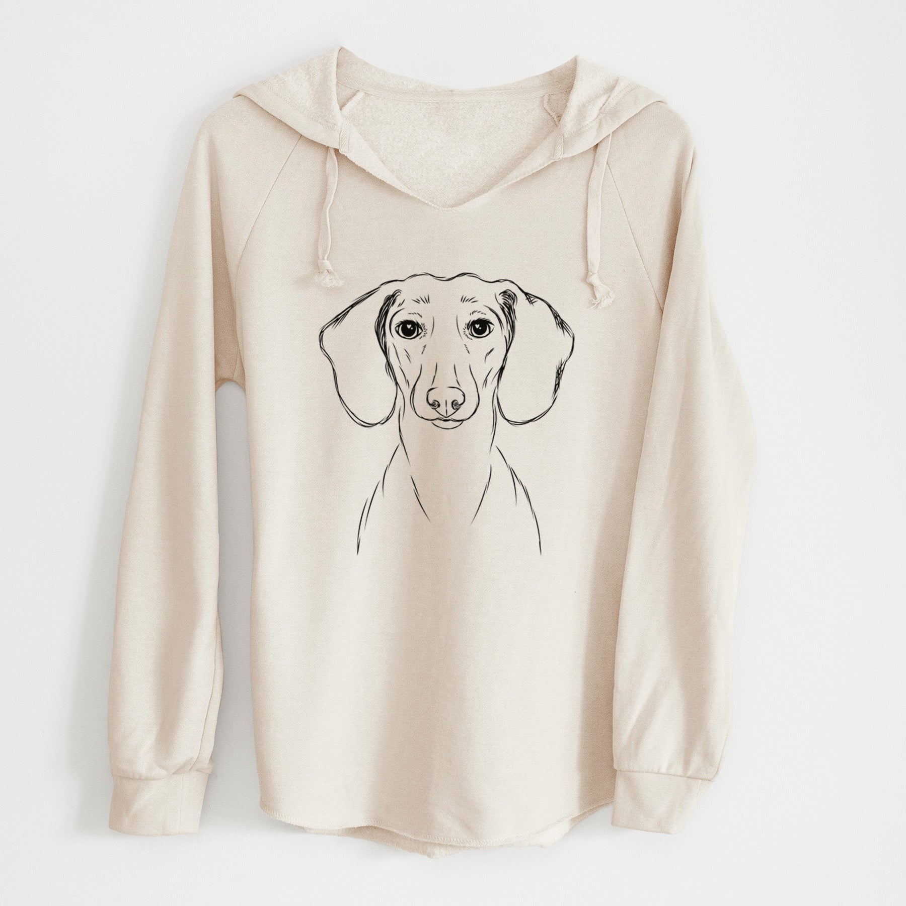 Bare Hans the Dachshund - Cali Wave Hooded Sweatshirt