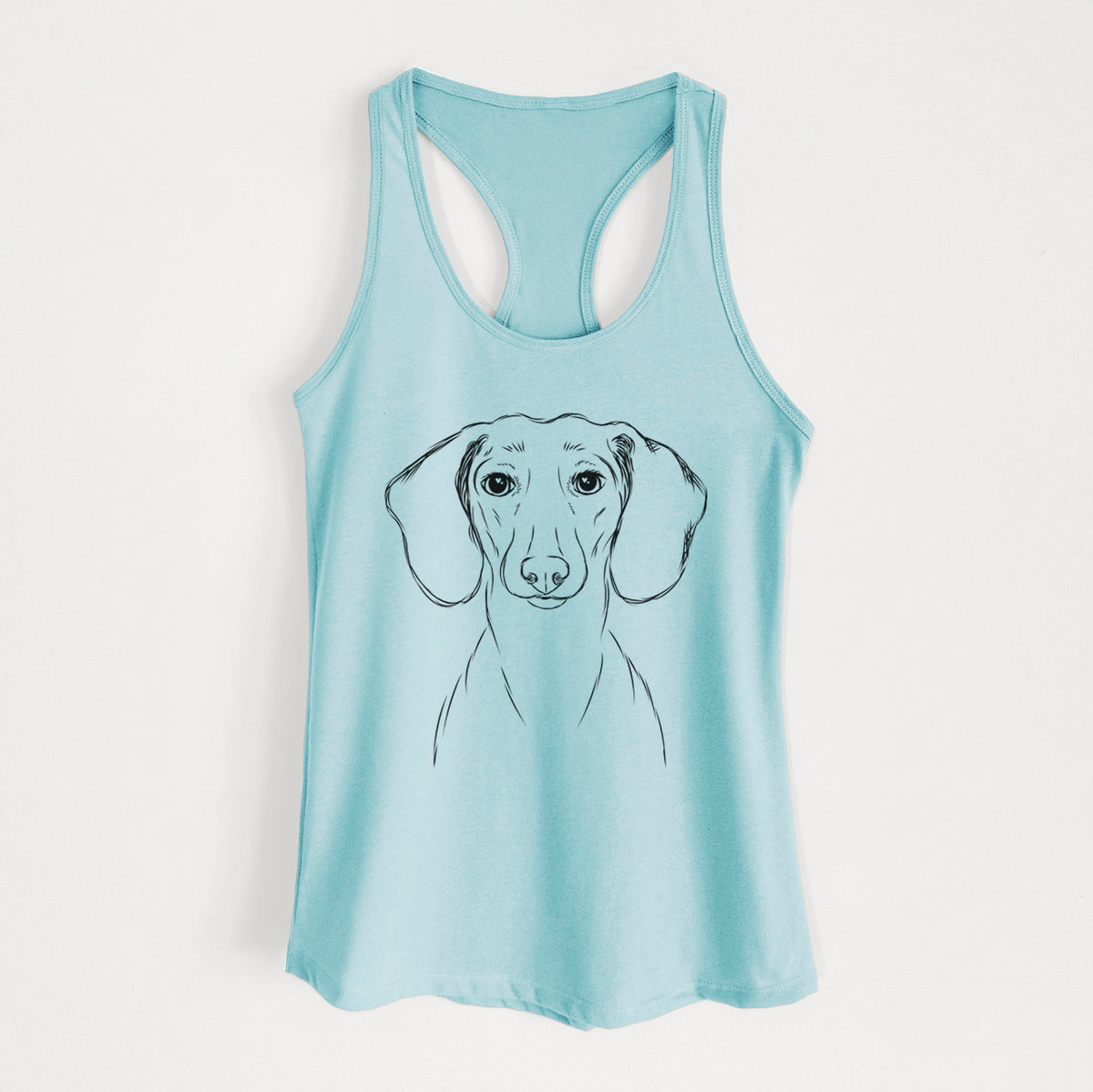 Hans the Dachshund - Women's Racerback Tanktop