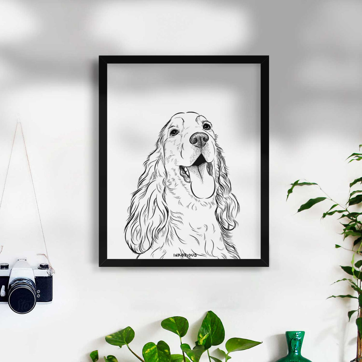 Happy Henry the English Cocker Spaniel Art Print