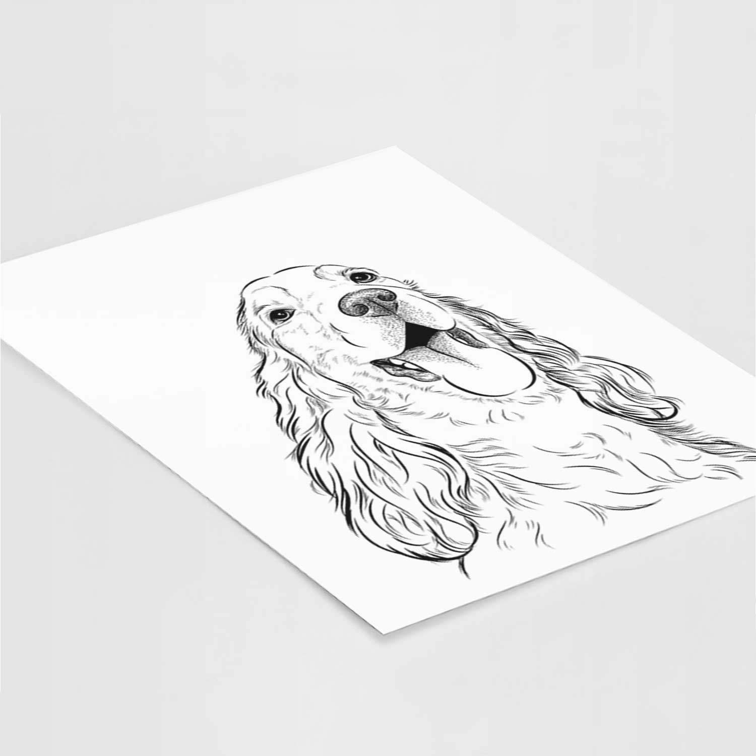 Happy Henry the English Cocker Spaniel Art Print