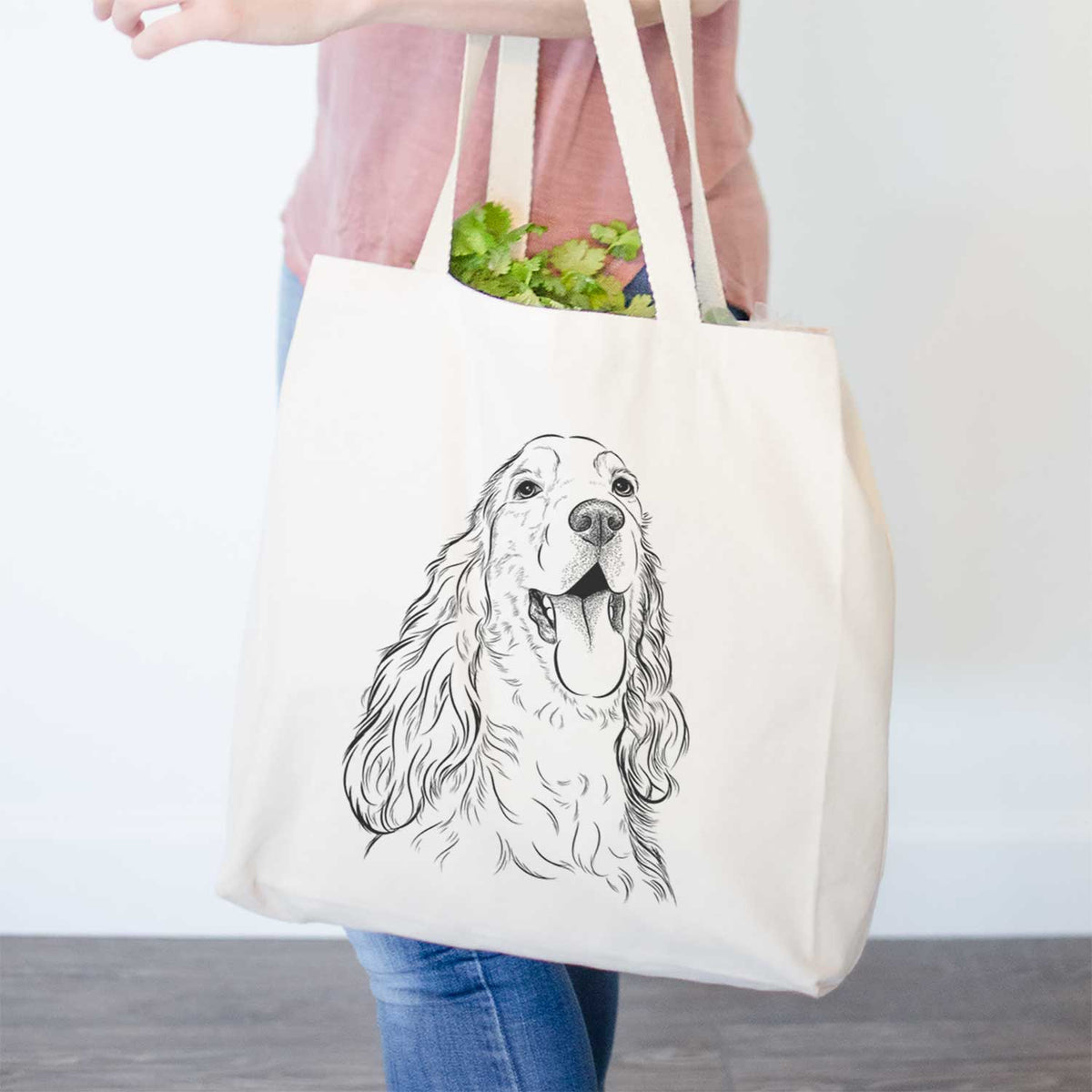 Happy Henry the English Cocker Spaniel - Tote Bag