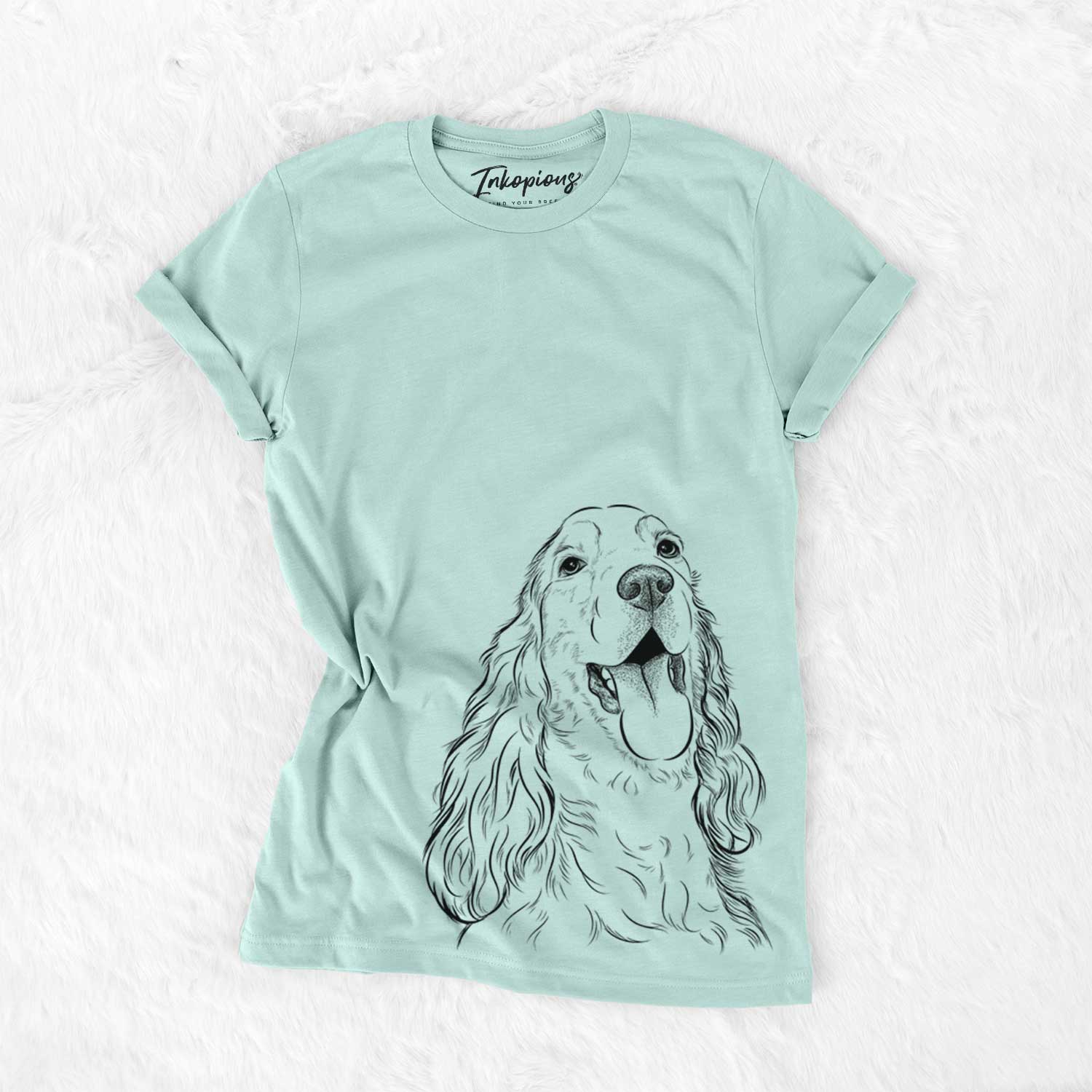 Bare Happy Henry the English Cocker Spaniel - Unisex Crewneck
