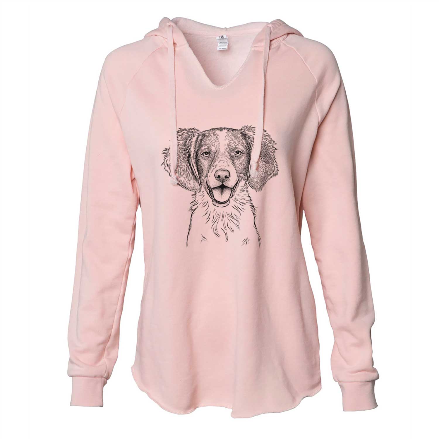 Happy Holly the Brittany Spaniel - Cali Wave Hooded Sweatshirt