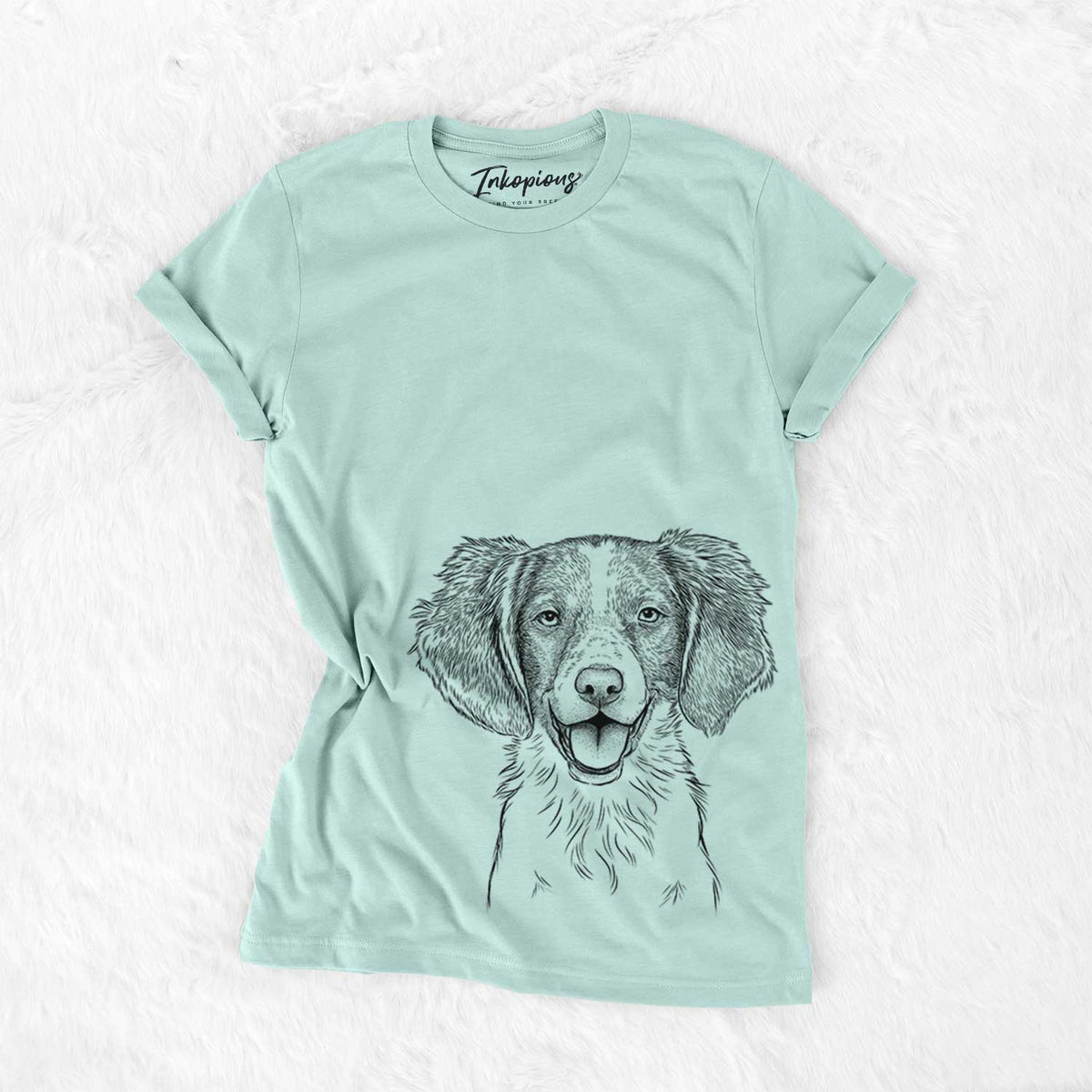 Happy Holly the Brittany Spaniel - Bella Canvas Unisex Crewneck