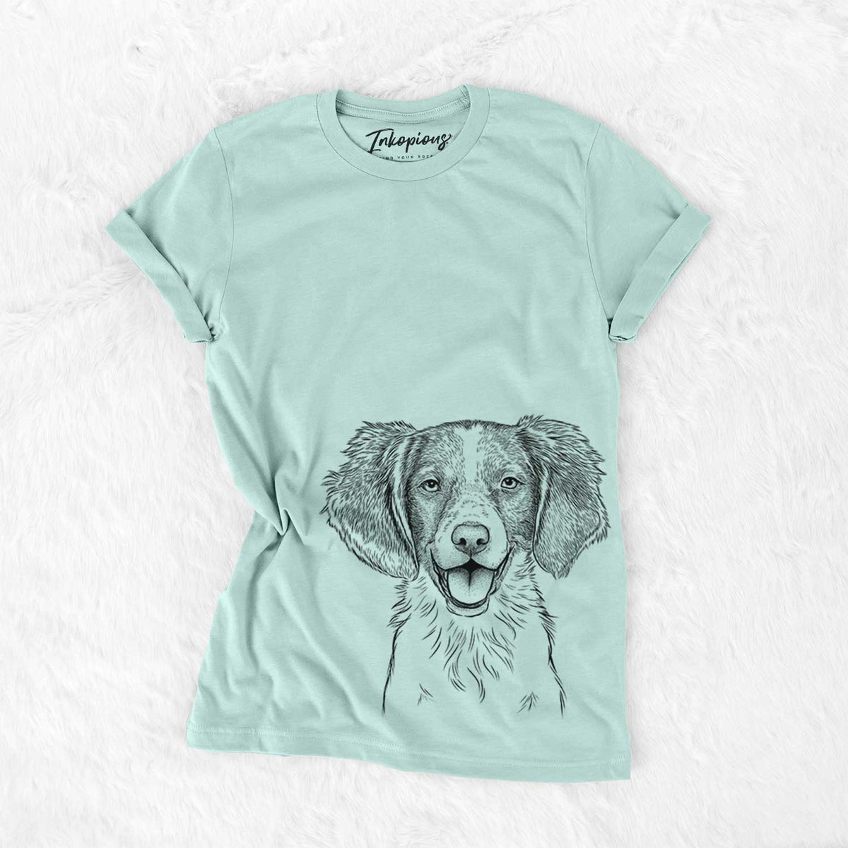Bare Happy Holly the Brittany Spaniel - Unisex Crewneck