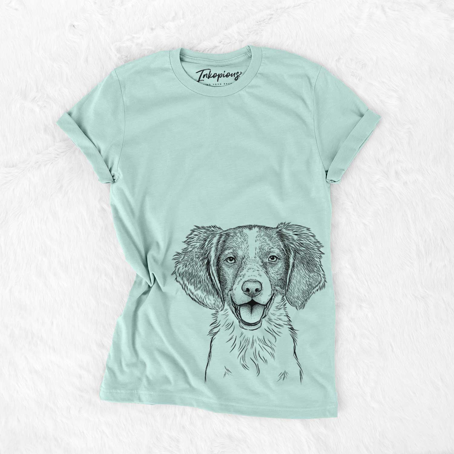Bare Happy Holly the Brittany Spaniel - Unisex Crewneck