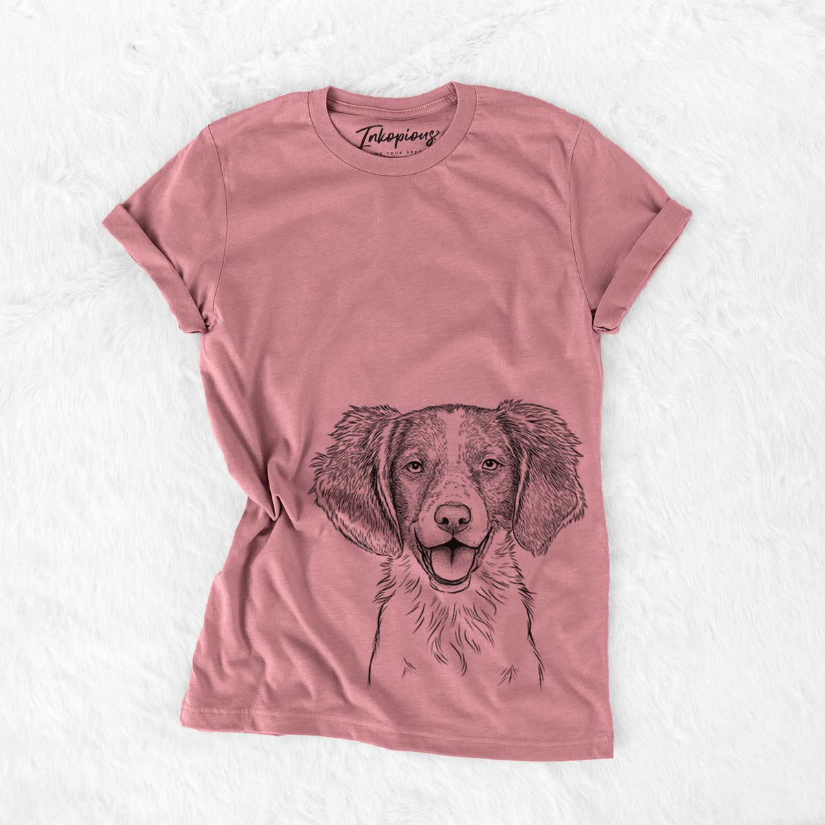 Happy Holly the Brittany Spaniel - Bella Canvas Unisex Crewneck