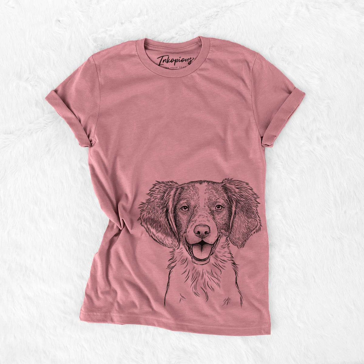 Bare Happy Holly the Brittany Spaniel - Unisex Crewneck