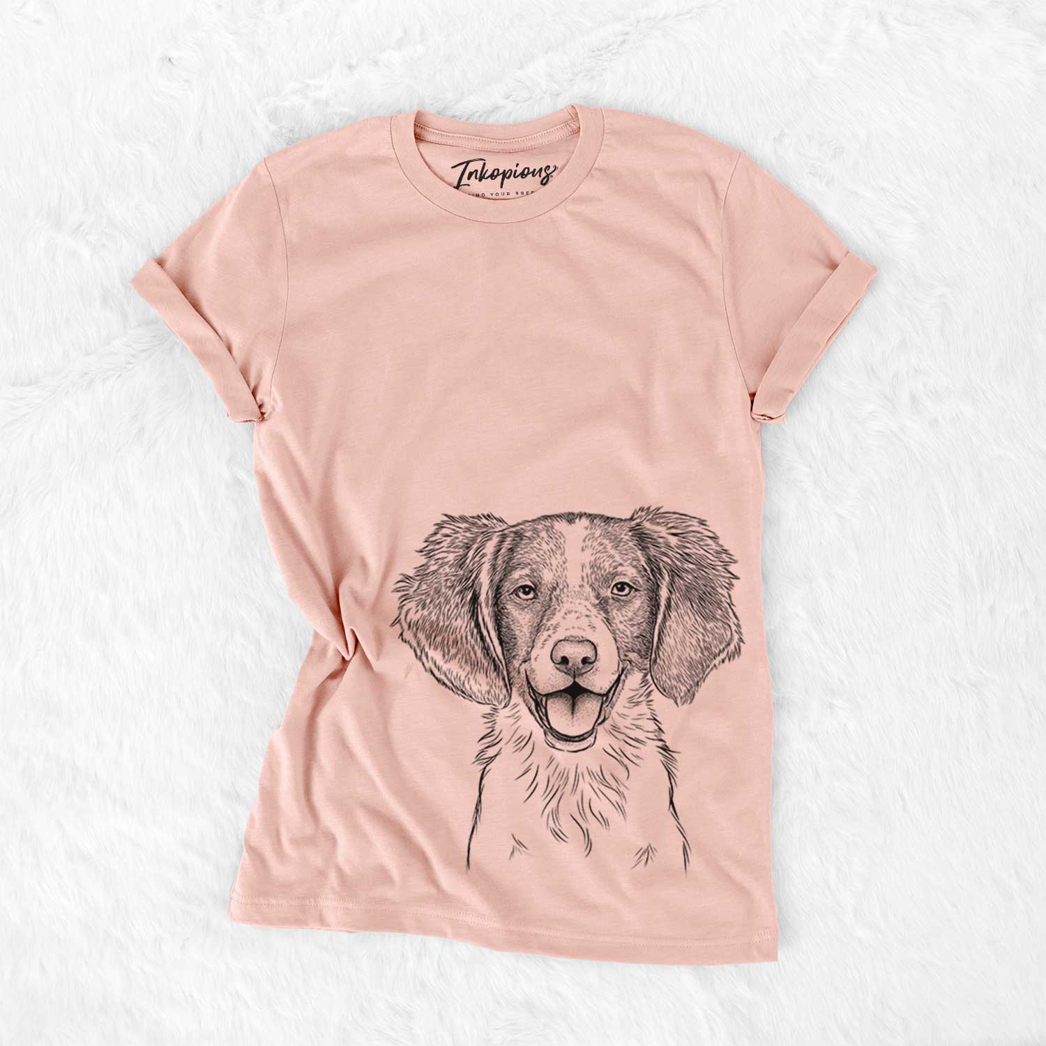 Happy Holly the Brittany Spaniel - Bella Canvas Unisex Crewneck