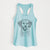 Happy Otis the Miniature Goldendoodle - Women's Racerback Tanktop