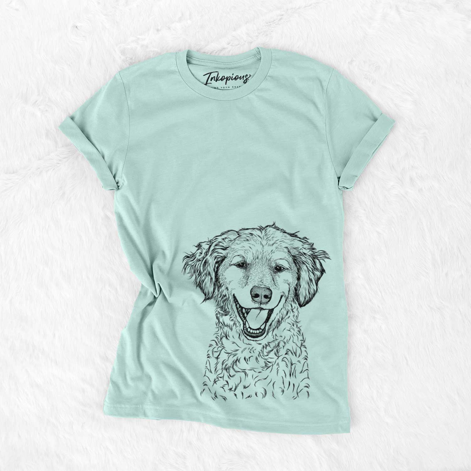 Bare Happy Otis the Miniature Goldendoodle - Unisex Crewneck