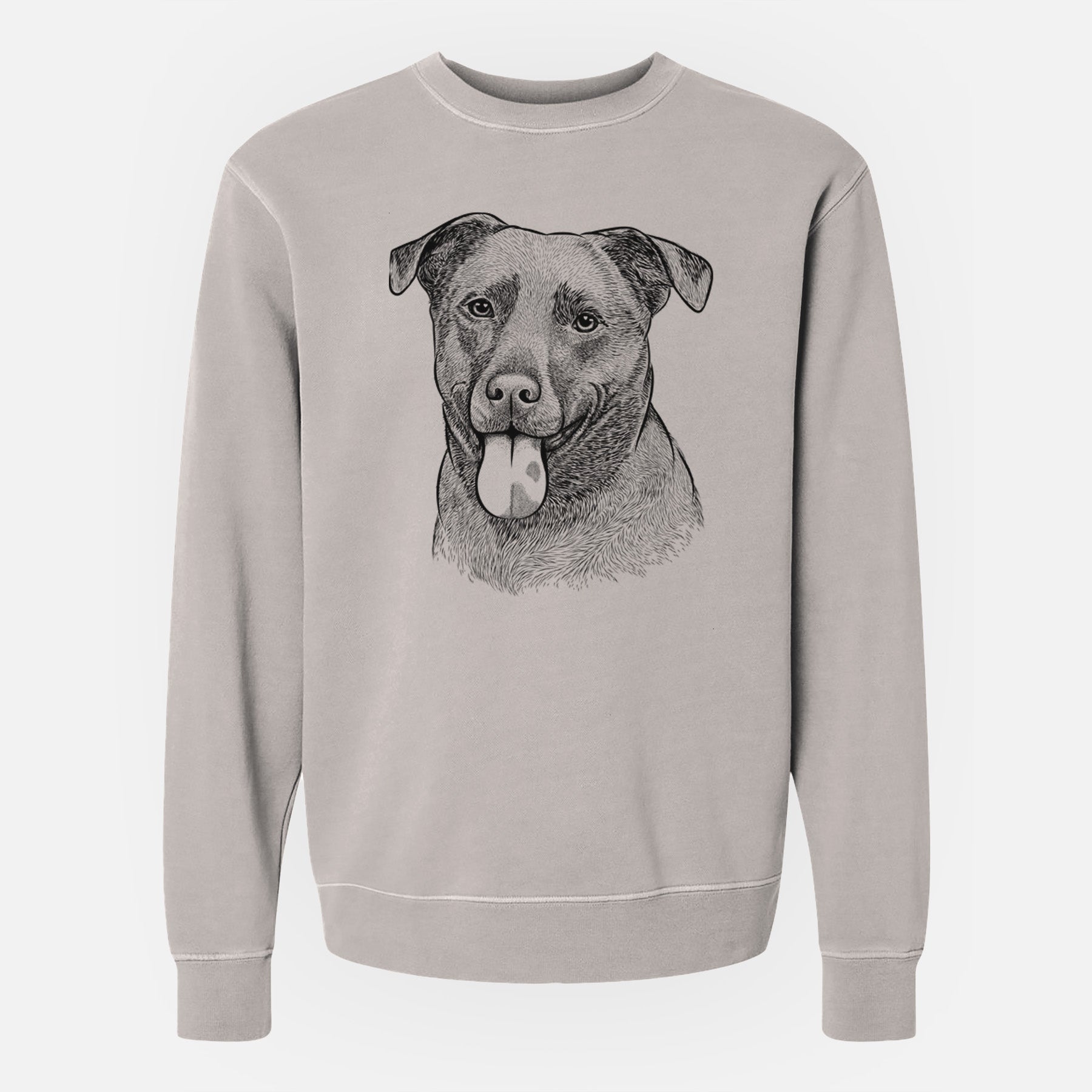 Bare Harbor the Mixed Breed - Unisex Pigment Dyed Crew Sweatshirt