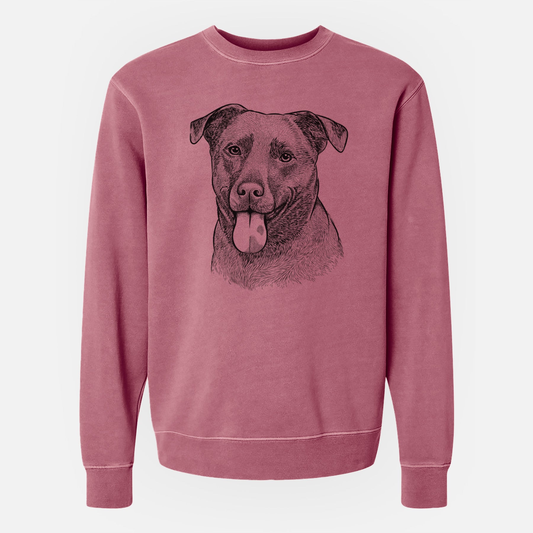 Bare Harbor the Mixed Breed - Unisex Pigment Dyed Crew Sweatshirt