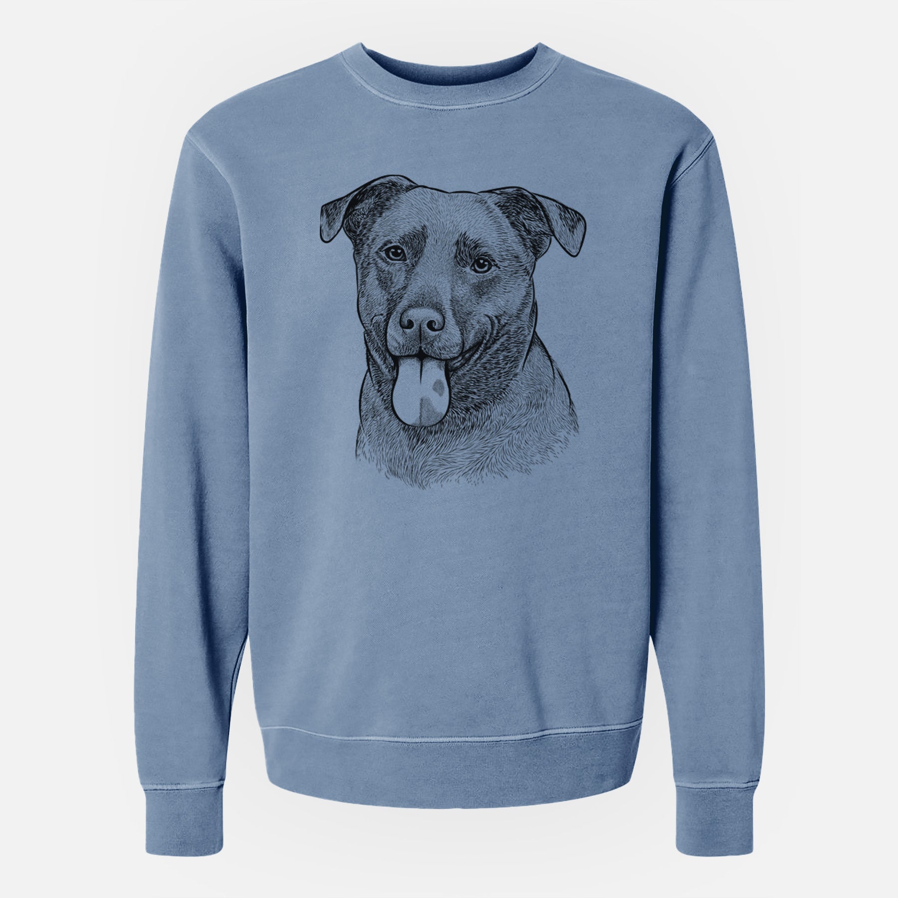 Bare Harbor the Mixed Breed - Unisex Pigment Dyed Crew Sweatshirt