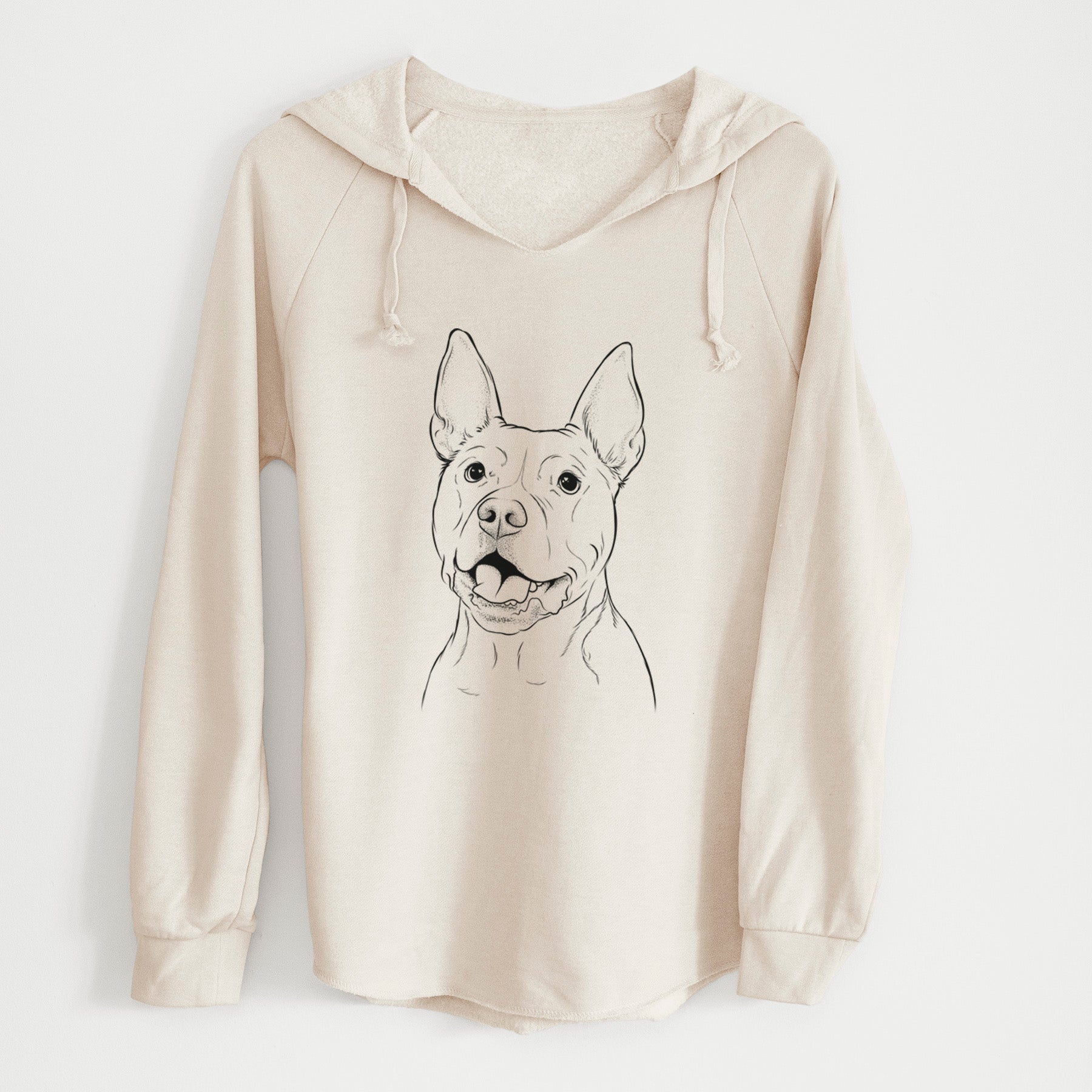 Bare Harley the Pitbull - Cali Wave Hooded Sweatshirt