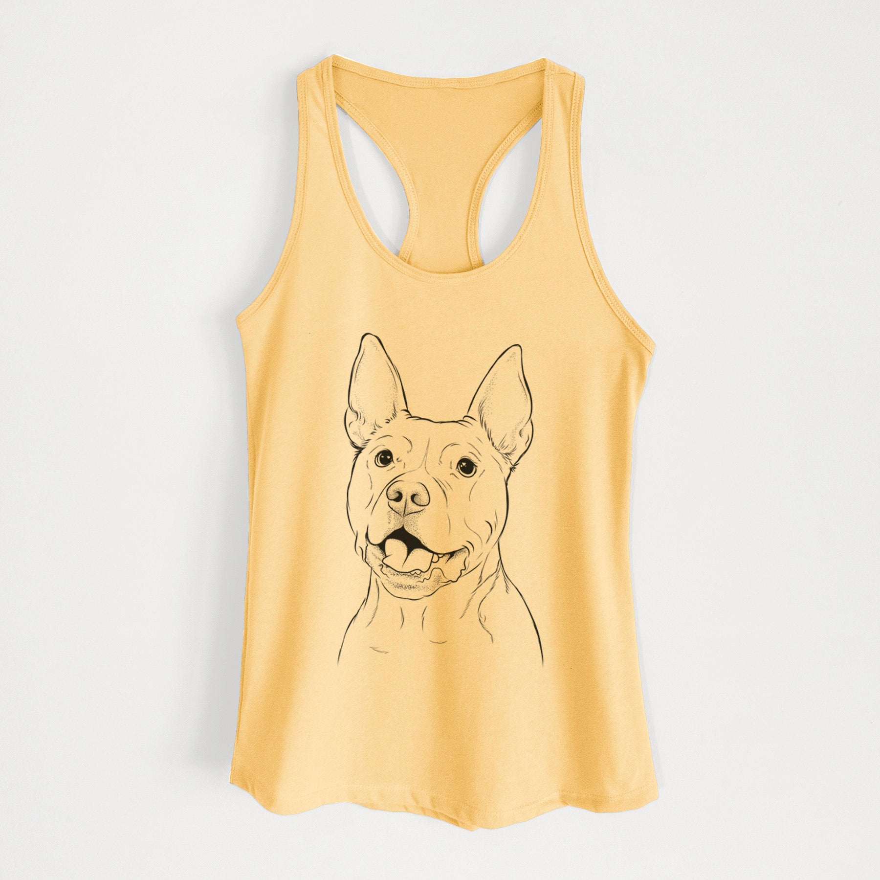 Harley the Pitbull - Women's Racerback Tanktop