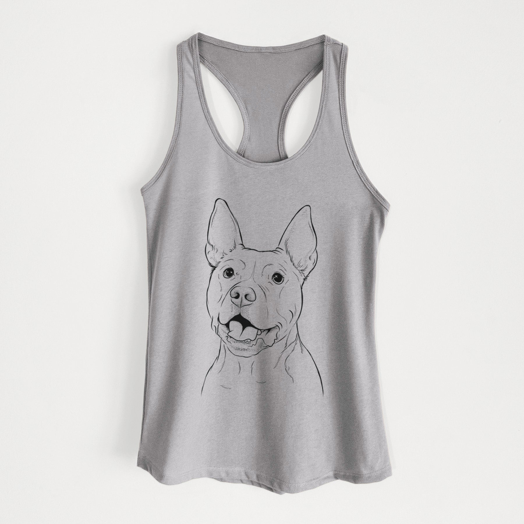 Harley the Pitbull - Women's Racerback Tanktop