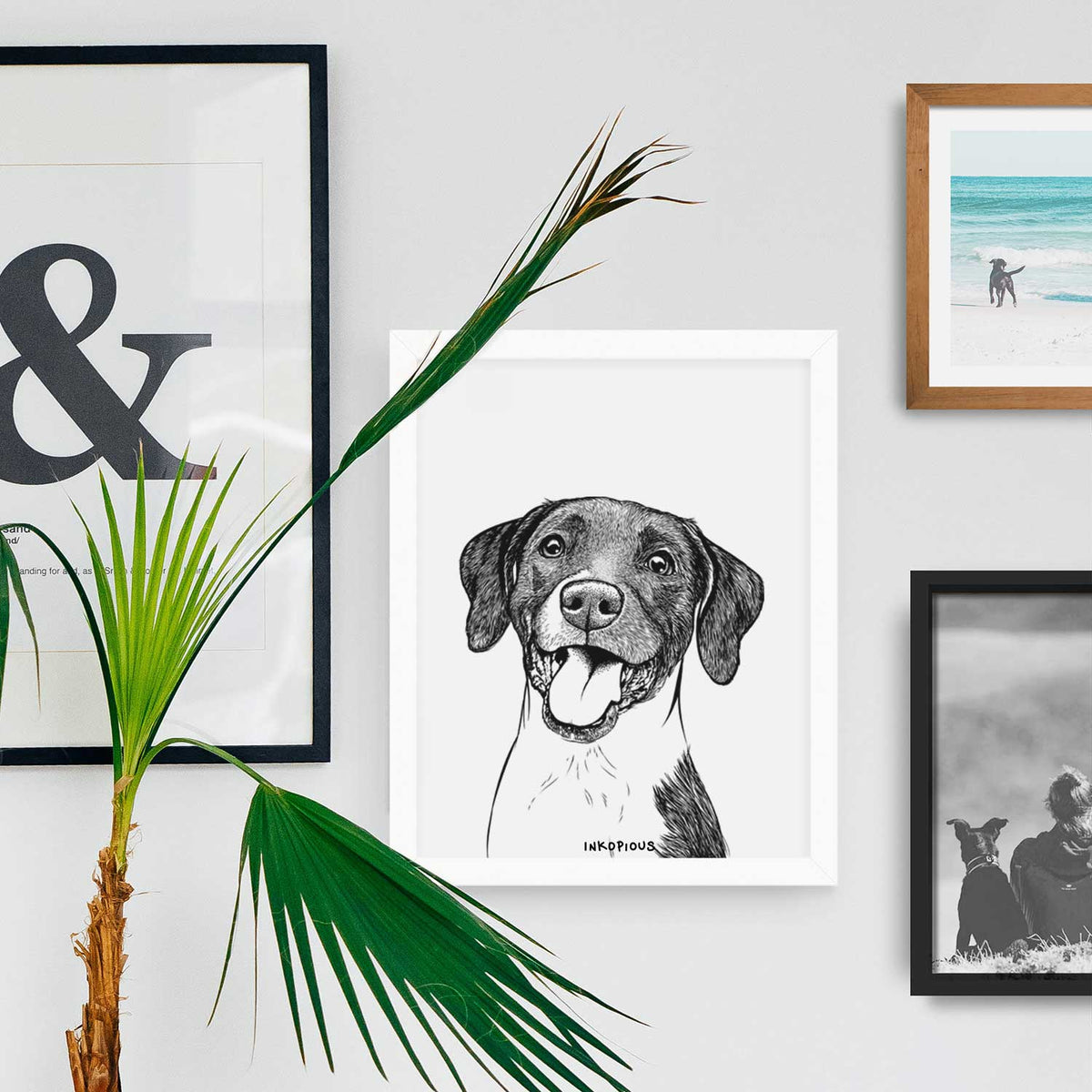 Harper the Mixed Breed Art Print