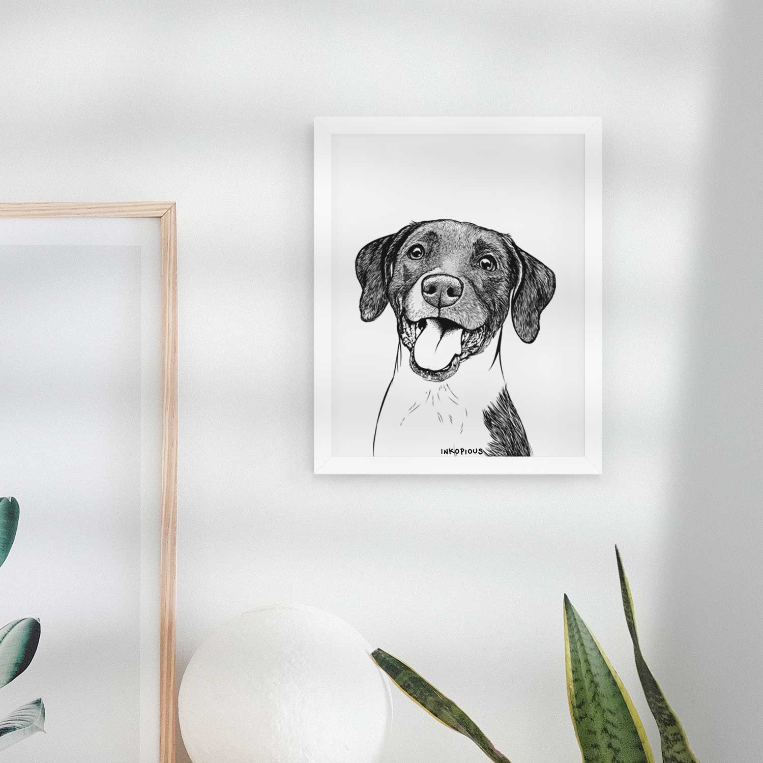 Harper the Mixed Breed Art Print