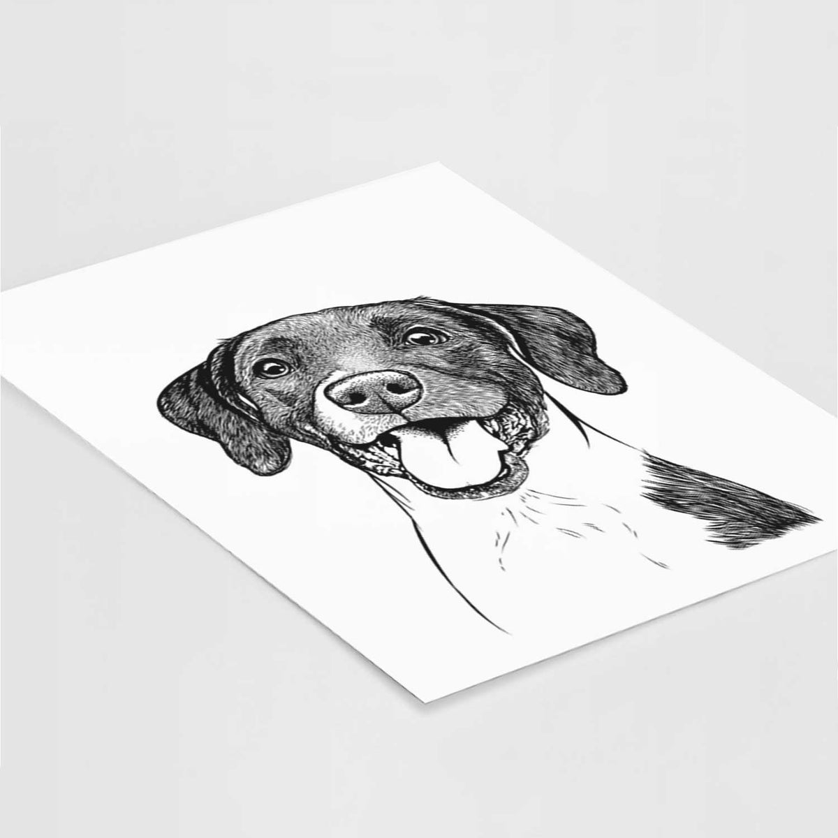 Harper the Mixed Breed Art Print