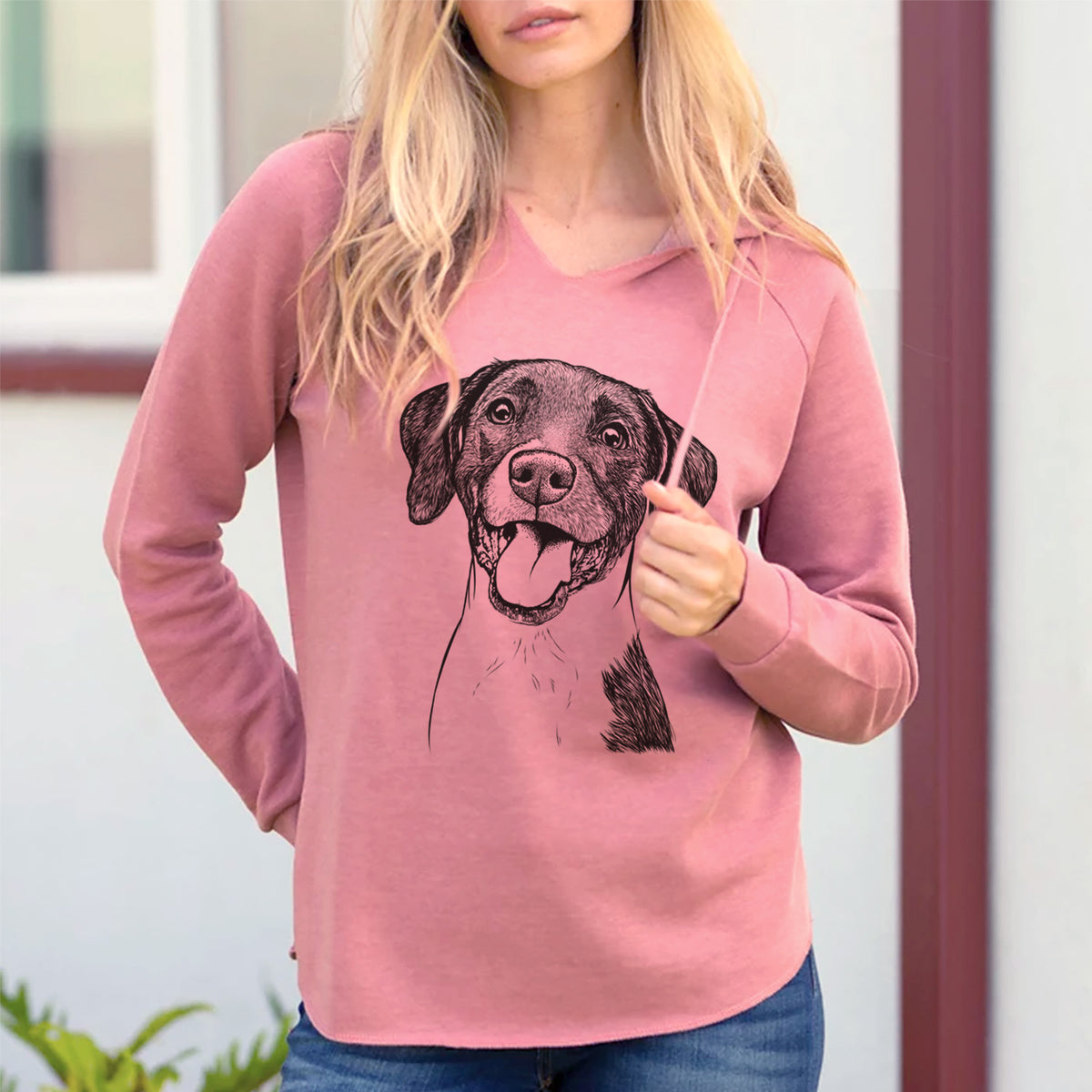 Bare Harper the Mixed Breed - Cali Wave Hooded Sweatshirt