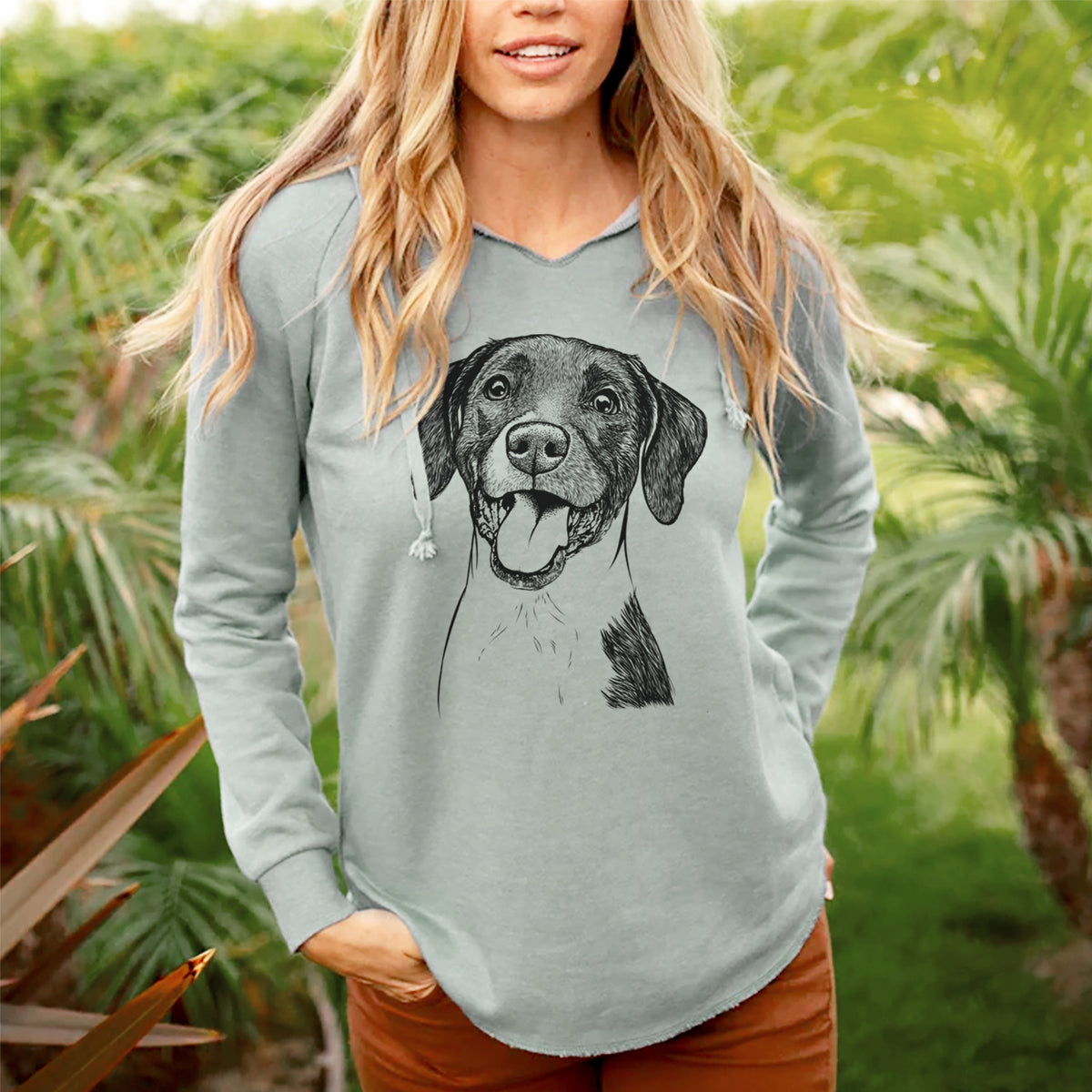 Bare Harper the Mixed Breed - Cali Wave Hooded Sweatshirt