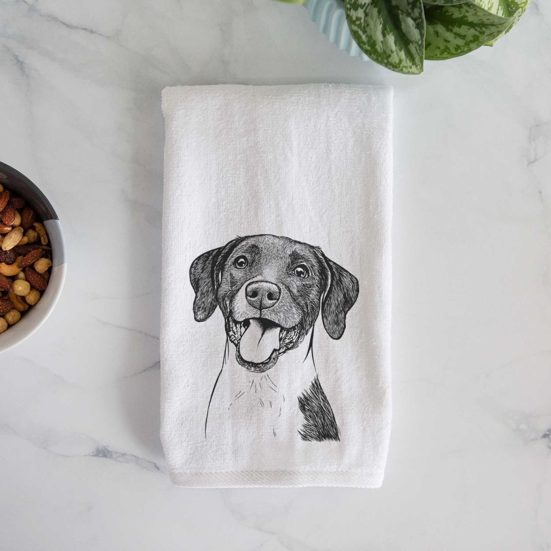 Harper the Mixed Breed Decorative Hand Towel