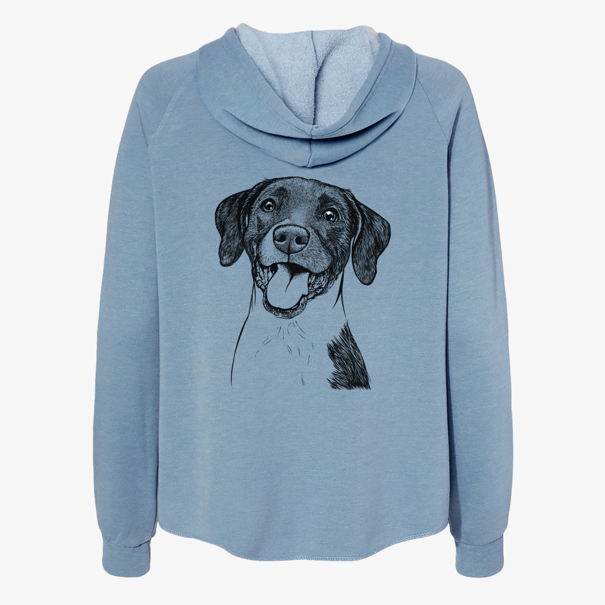 Harper the Mixed Breed - Women's Cali Wave Zip-Up Sweatshirt