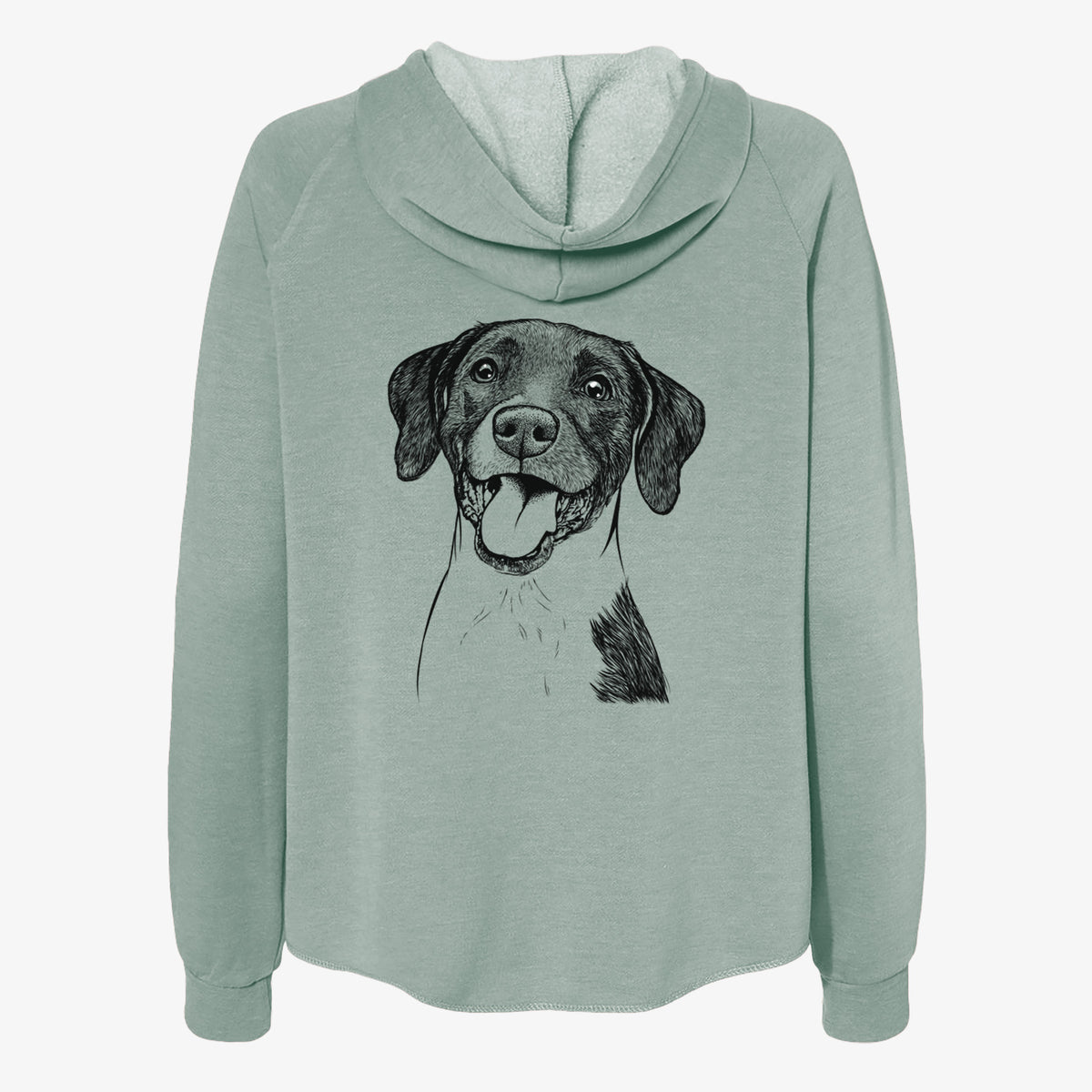 Harper the Mixed Breed - Women's Cali Wave Zip-Up Sweatshirt