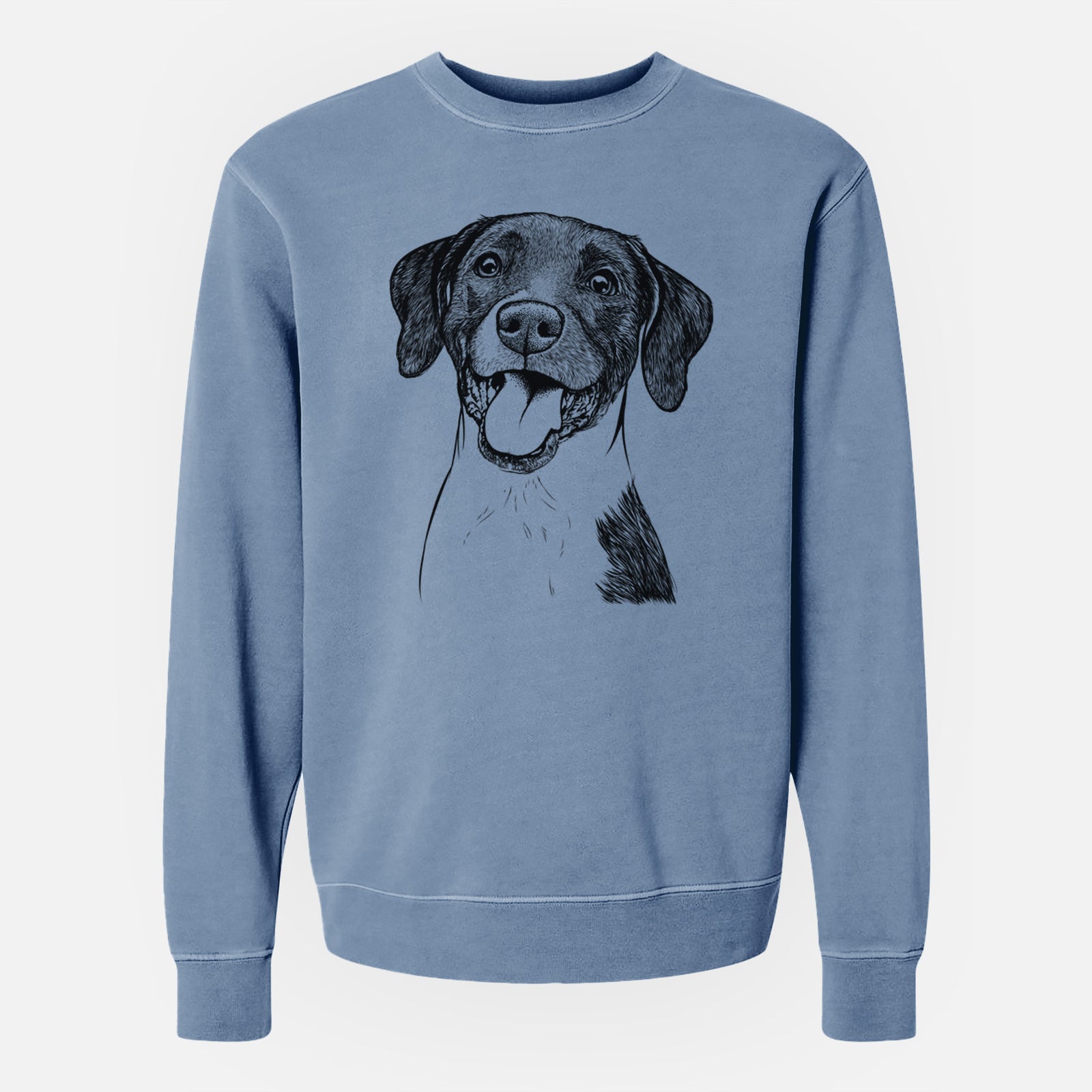 Bare Harper the Mixed Breed - Unisex Pigment Dyed Crew Sweatshirt
