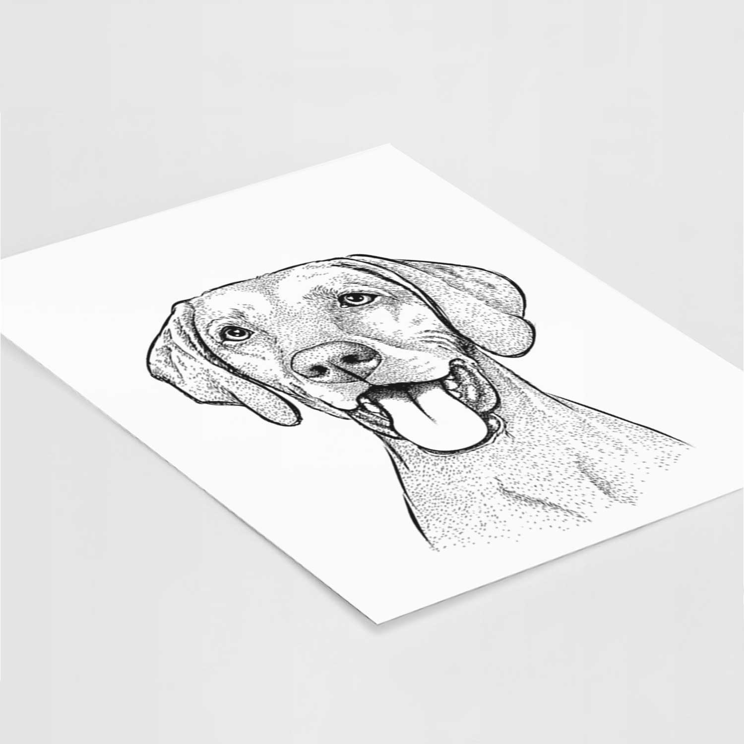 Harper the Vizsla Art Print