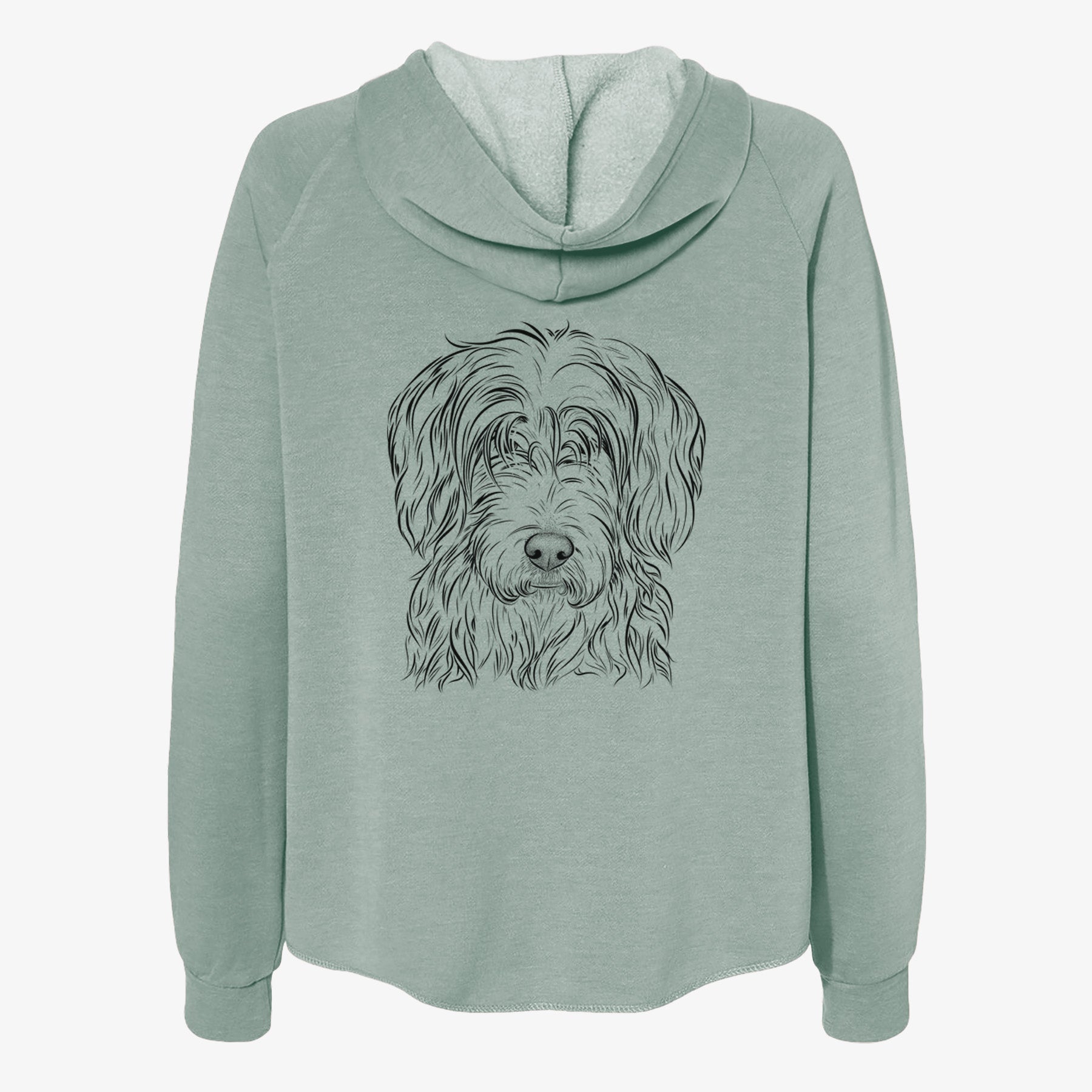 Harry the Mixed Breed - Women's Cali Wave Zip-Up Sweatshirt